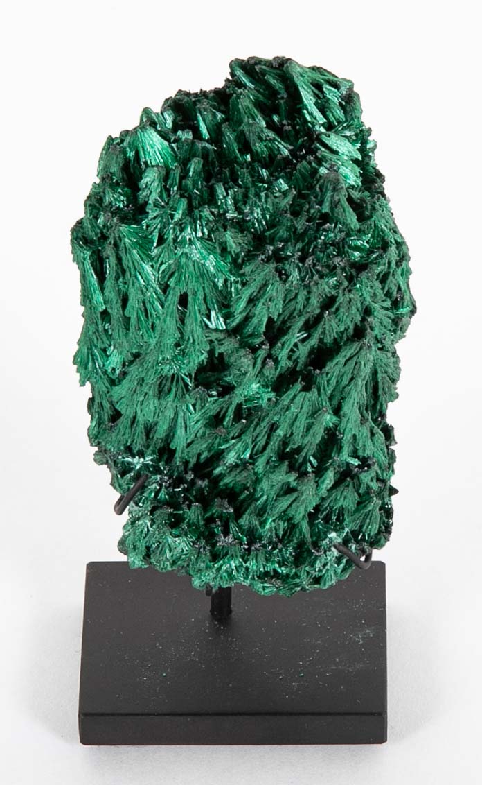 A Piece of Congolese Velvet Malachite on Modern Stand