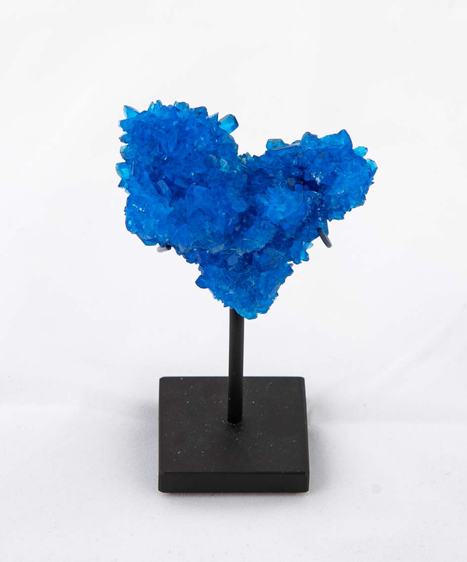 Chalcanthite Rock Specimen on Stand