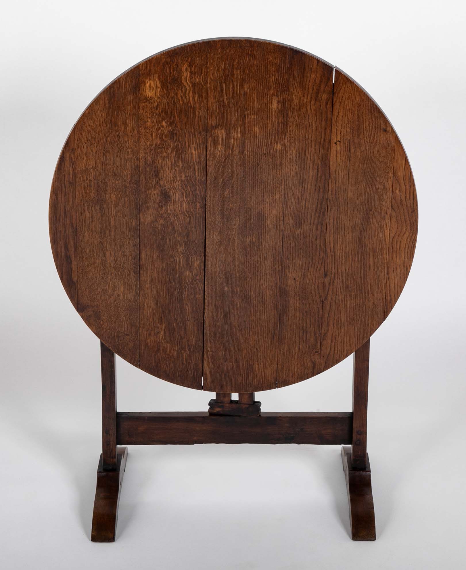 Round Tilt Top Wine Tasting Table