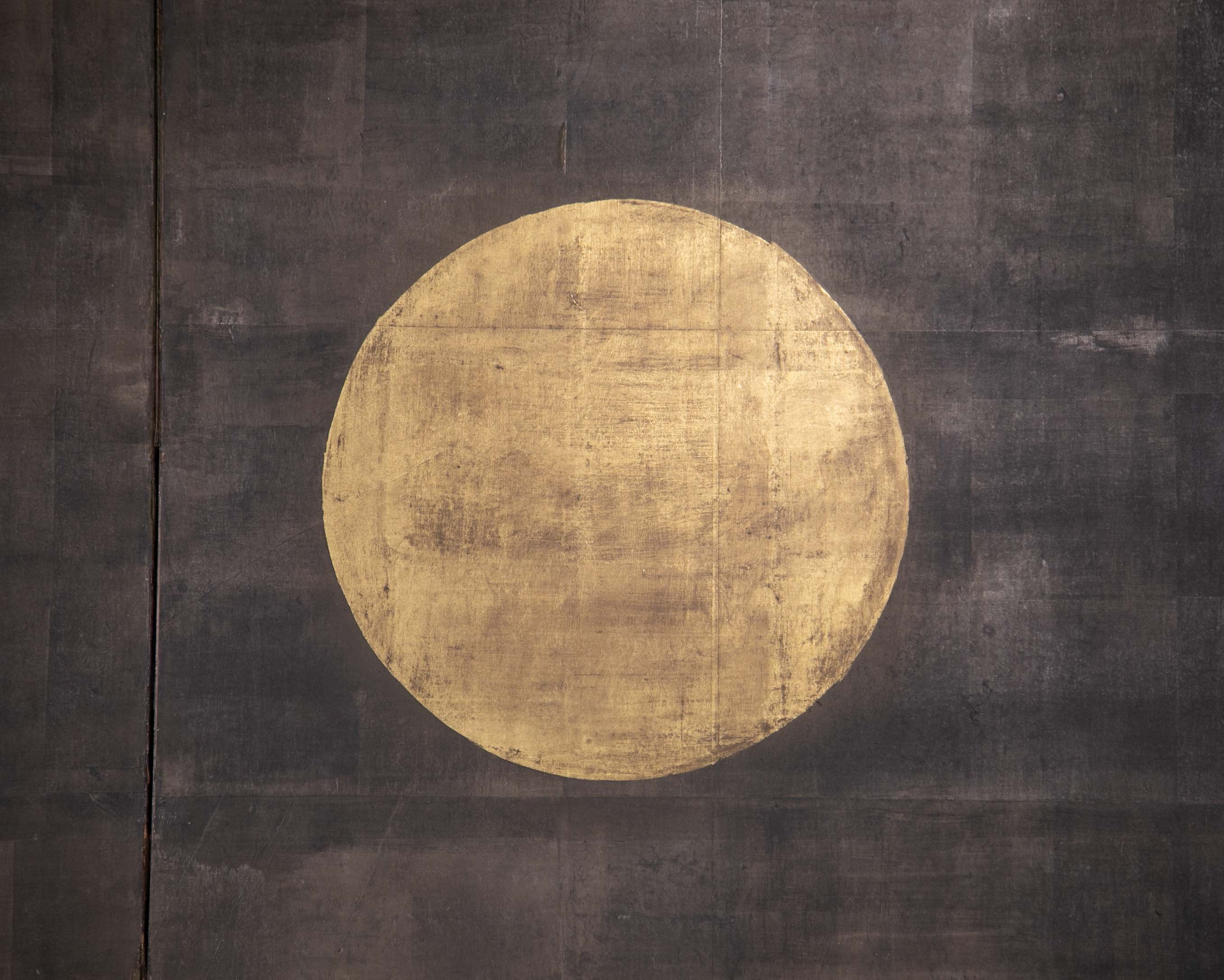 Japanese Showa Period Painted Silk Panels