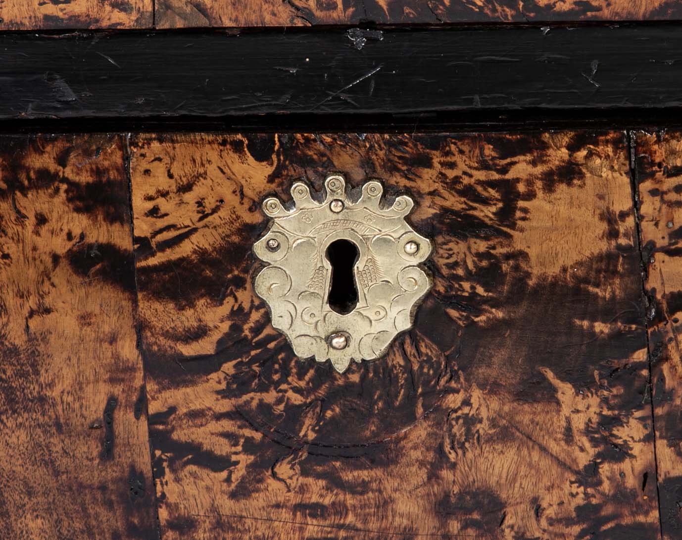 Late 17th Century English Mulberry Veneered Cupboard