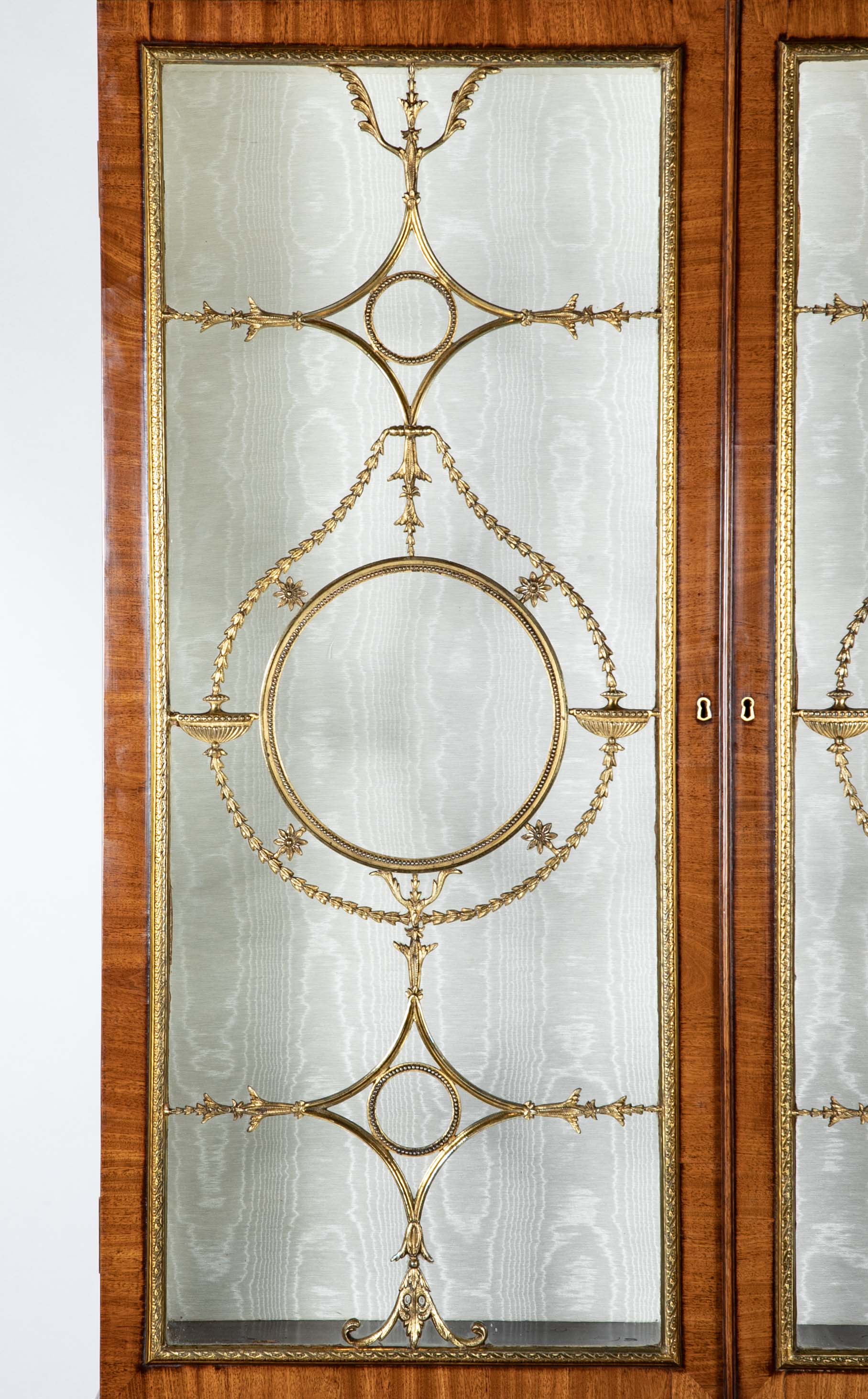 Mahogany & Gilt Cabinet in the Manner of Thomas Chippendale