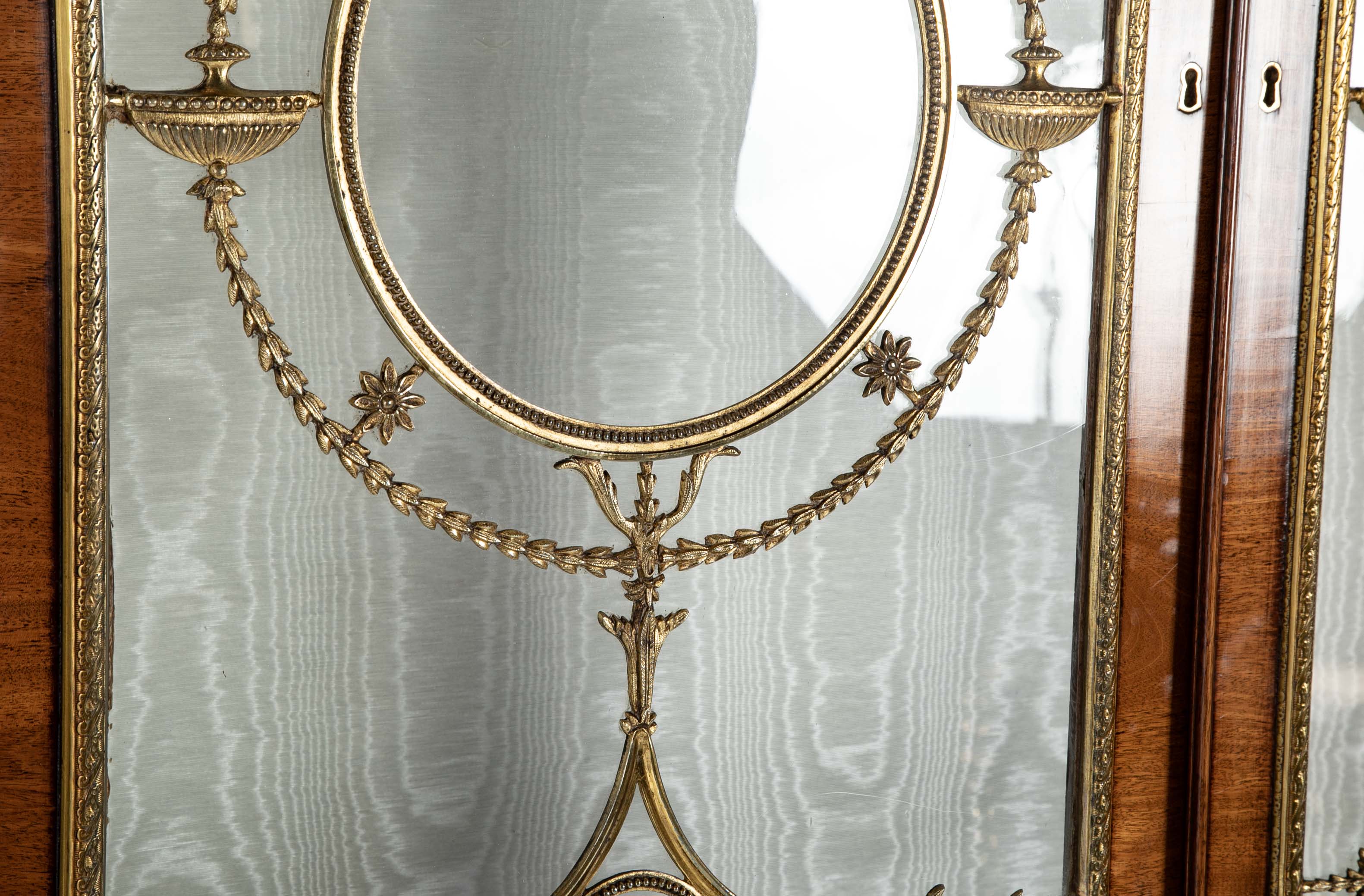 Mahogany & Gilt Cabinet in the Manner of Thomas Chippendale