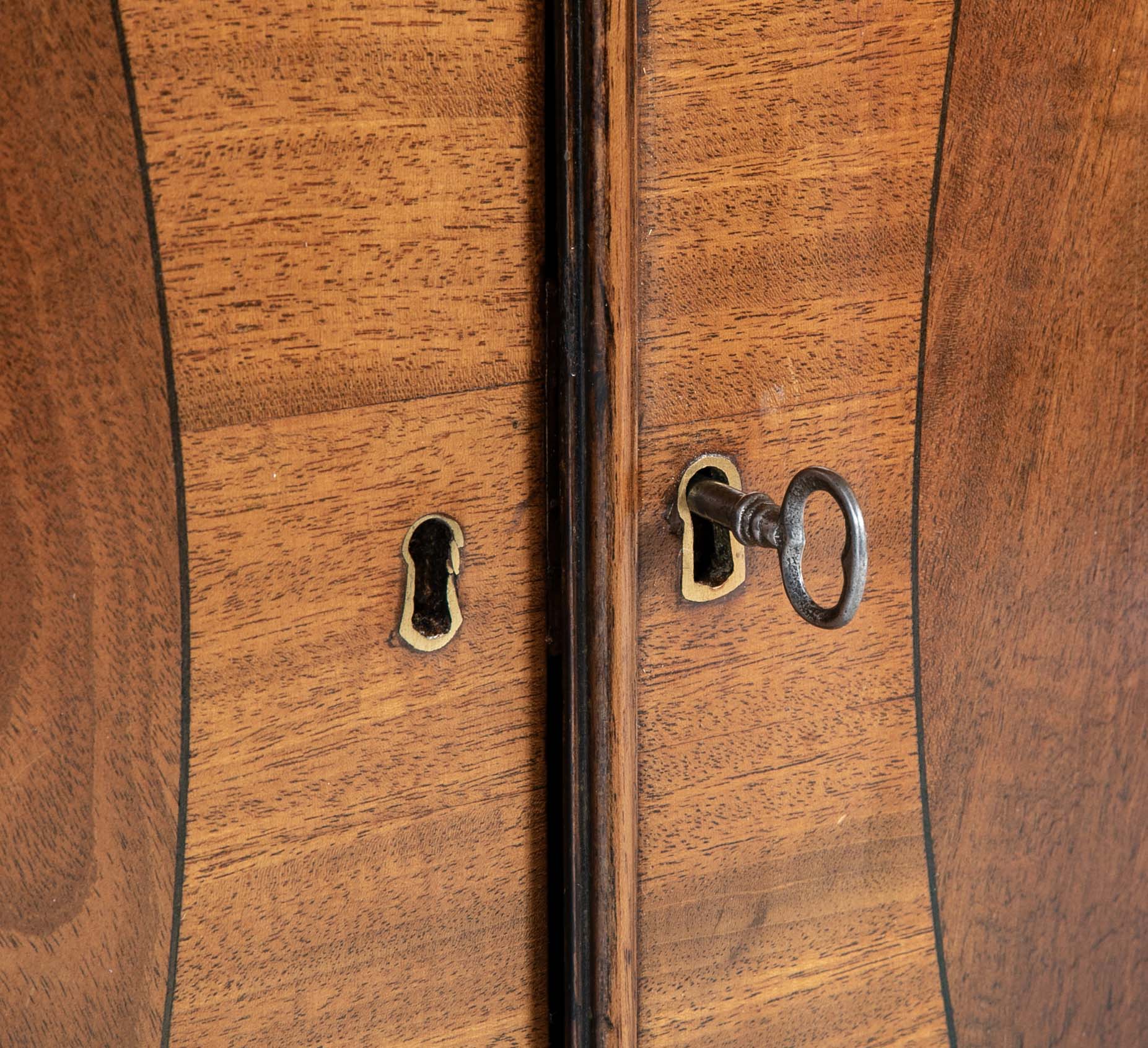 Mahogany & Gilt Cabinet in the Manner of Thomas Chippendale