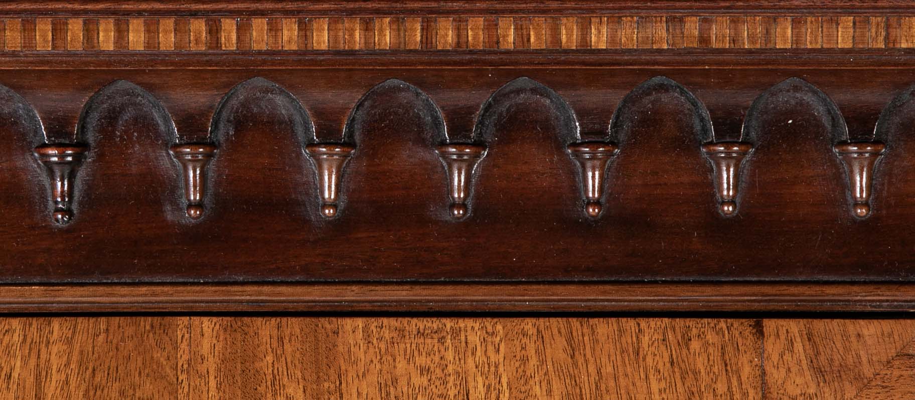 Mahogany & Gilt Cabinet in the Manner of Thomas Chippendale