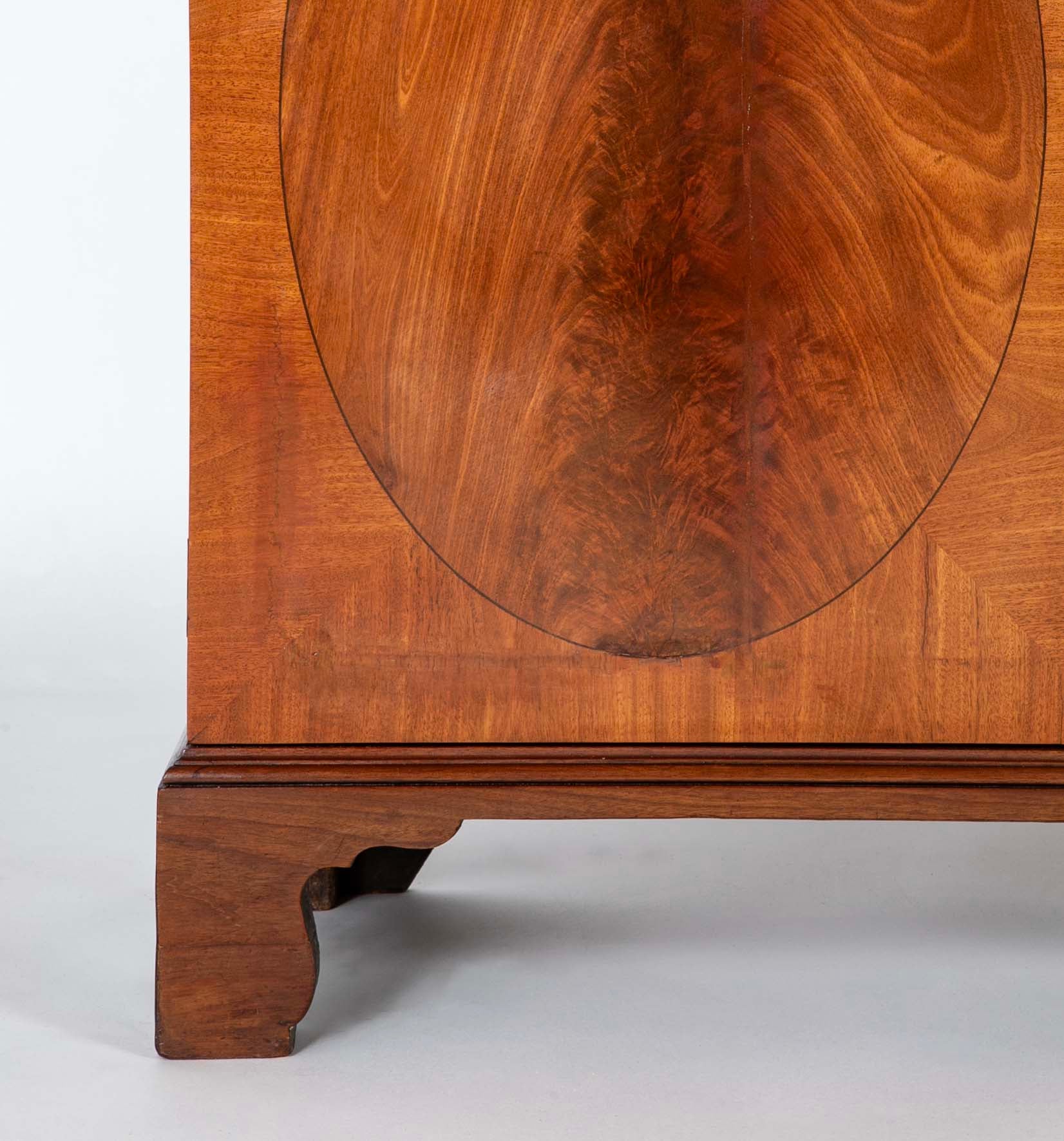 Mahogany & Gilt Cabinet in the Manner of Thomas Chippendale