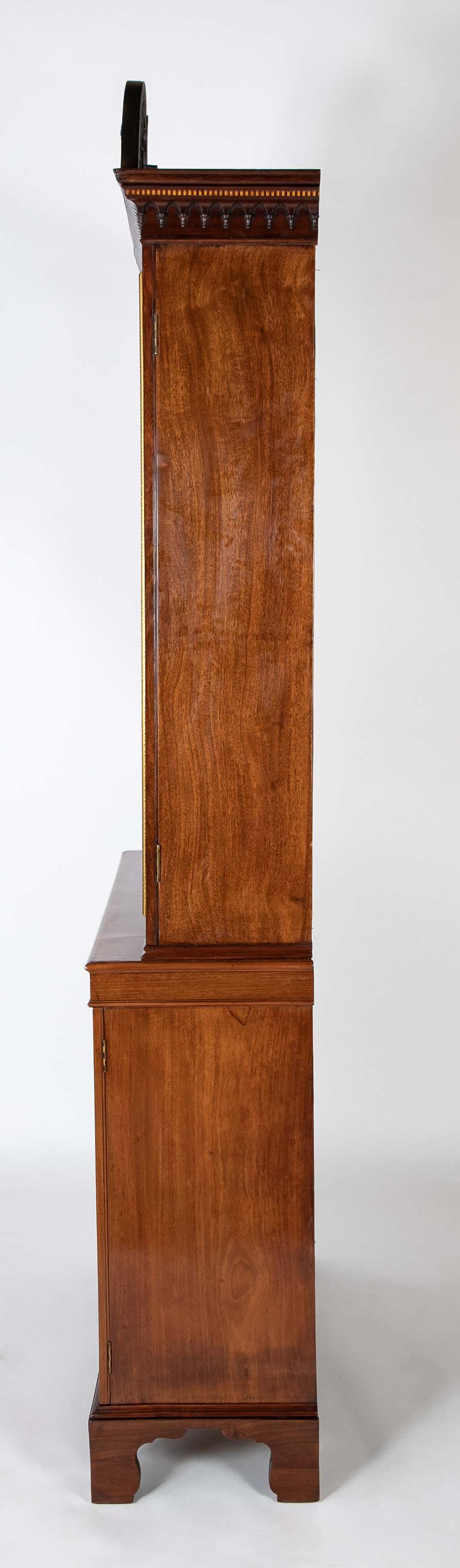 Mahogany & Gilt Cabinet in the Manner of Thomas Chippendale