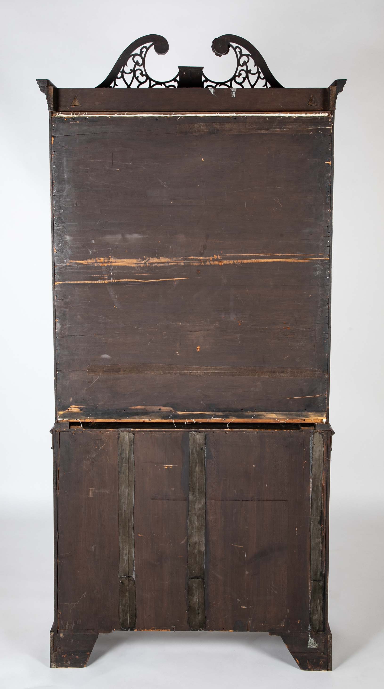 Mahogany & Gilt Cabinet in the Manner of Thomas Chippendale