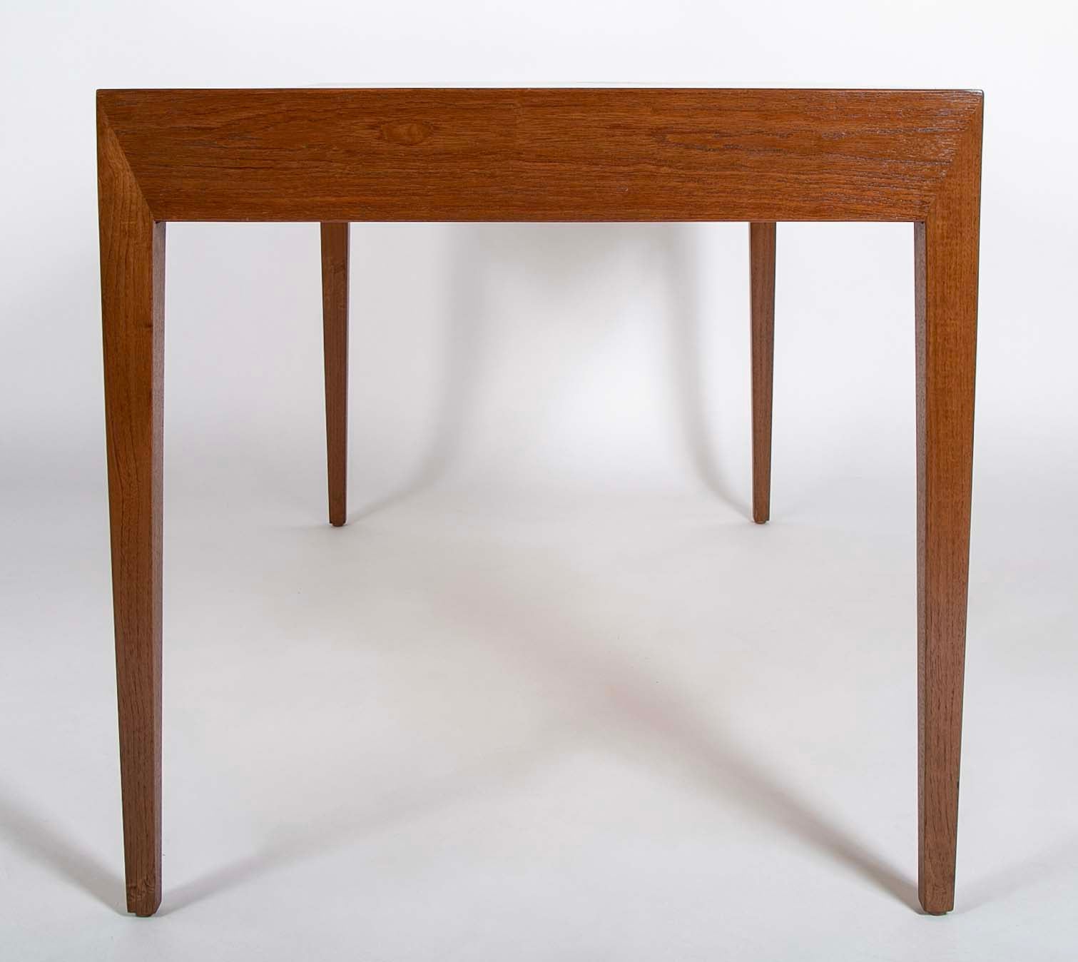 Severin Hansen Teak Desk for Haslev Møbelfabrik