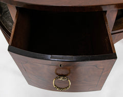 George III 'D' Form Inlaid Mahogany Sideboard