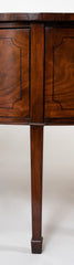 George III 'D' Form Inlaid Mahogany Sideboard