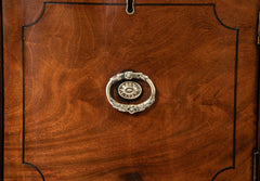 George III 'D' Form Inlaid Mahogany Sideboard