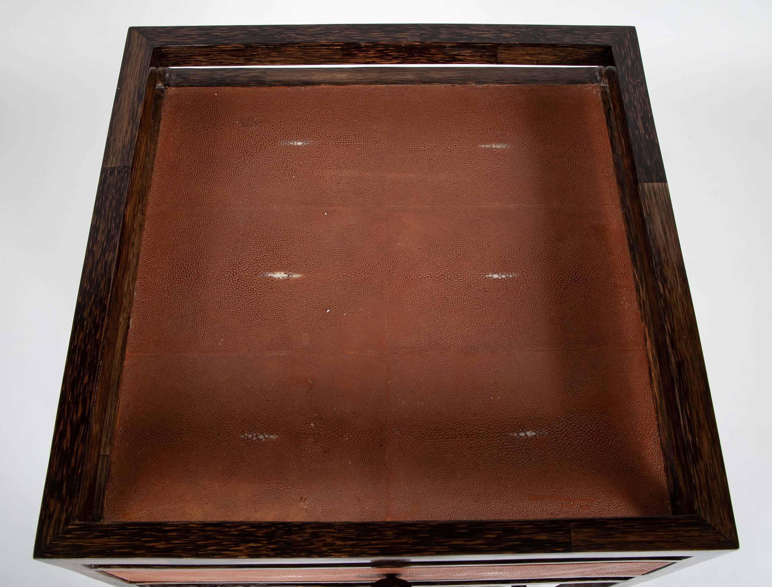 T & Y Augusti Shagreen Semanier