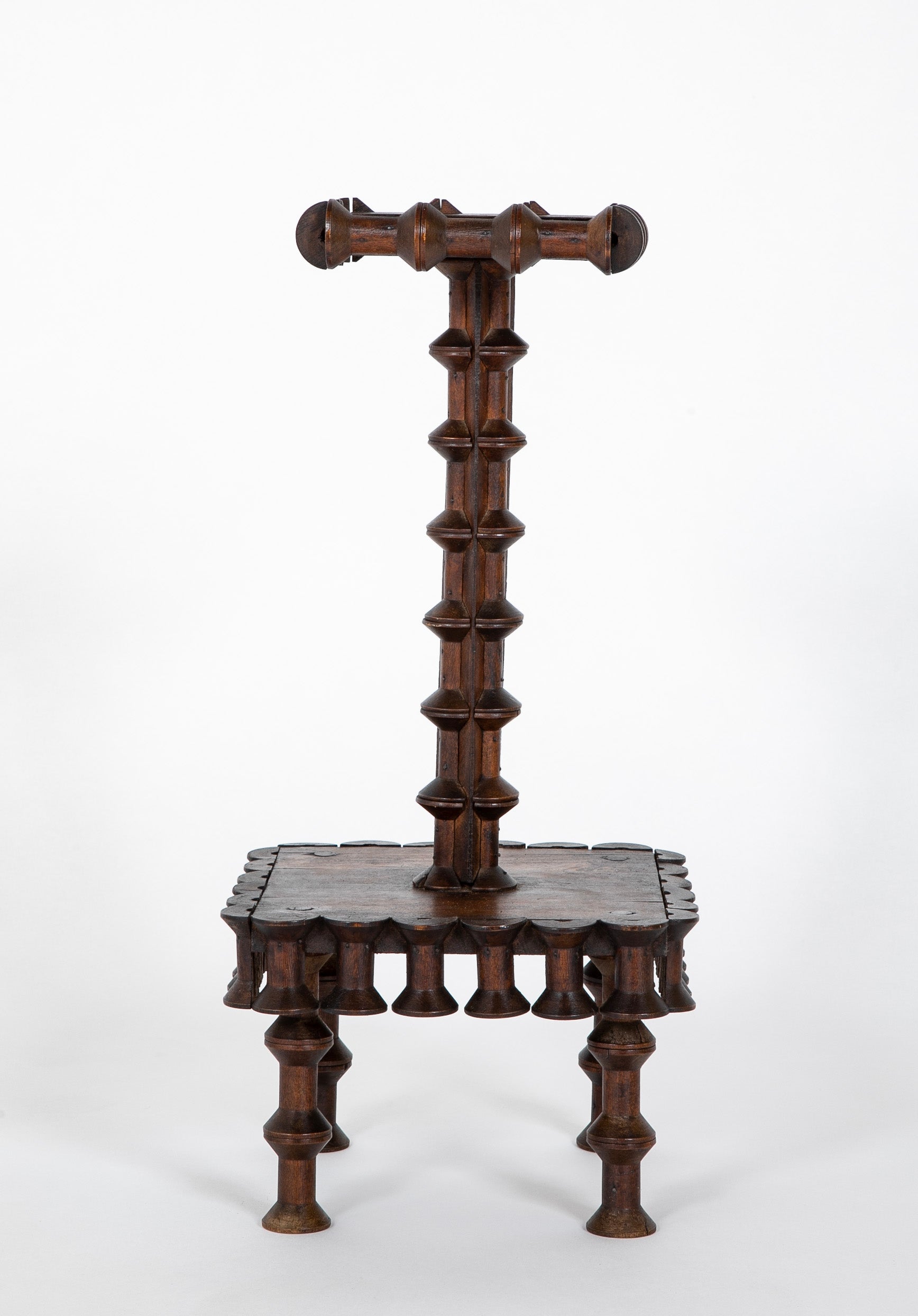 Tramp Art Side Table