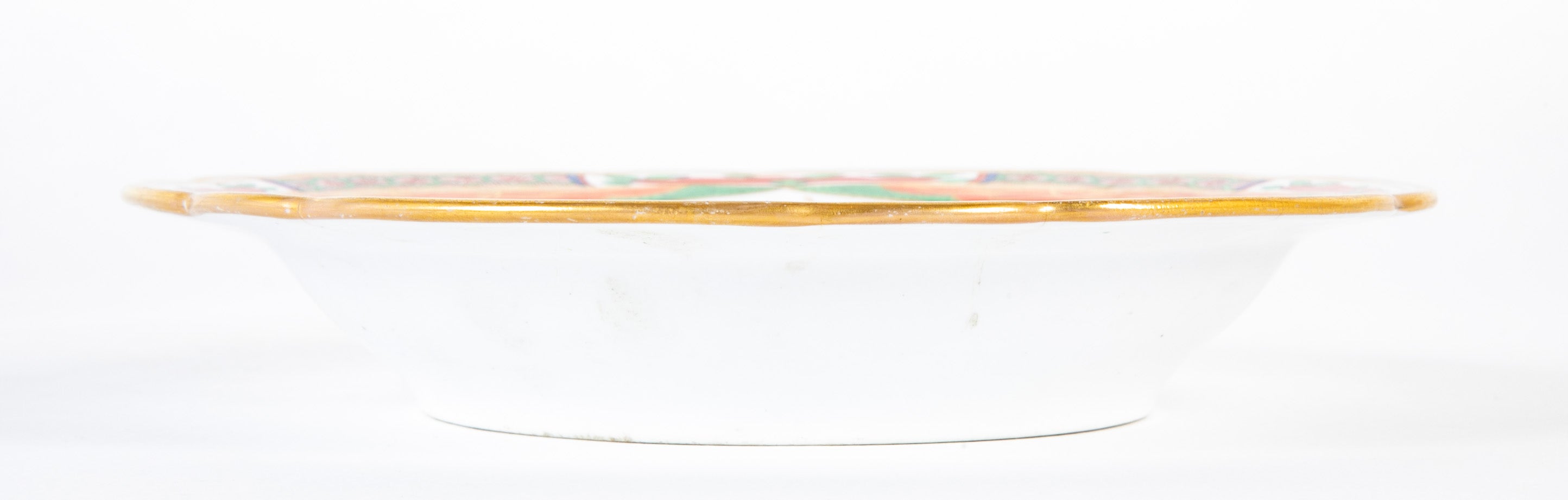 A Pair of Coalport Porcelain "Dragons in Compartments" Plates