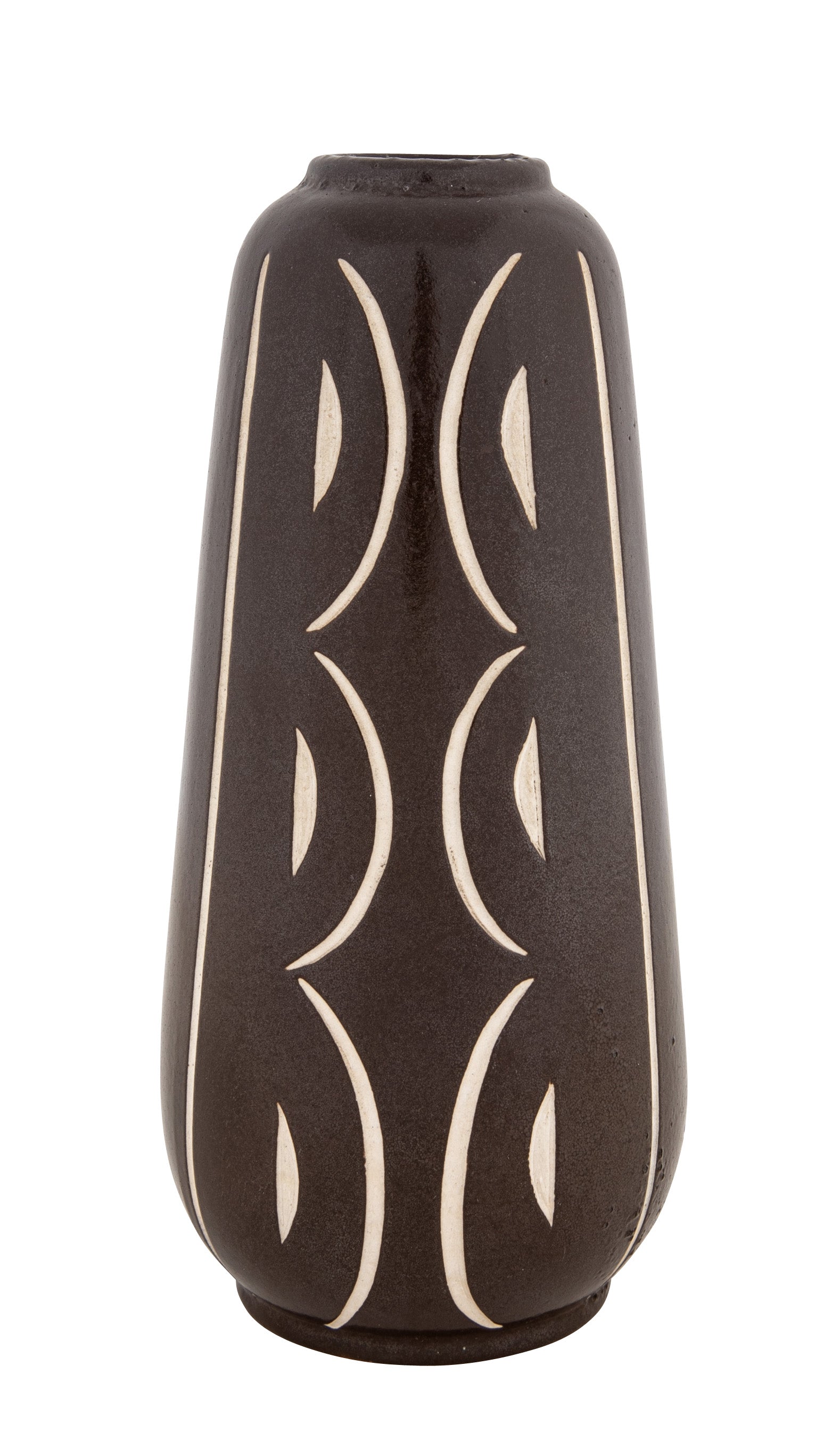 A Varied Collection of 14 Dutch Ceramic Vases with Geometric Designs
