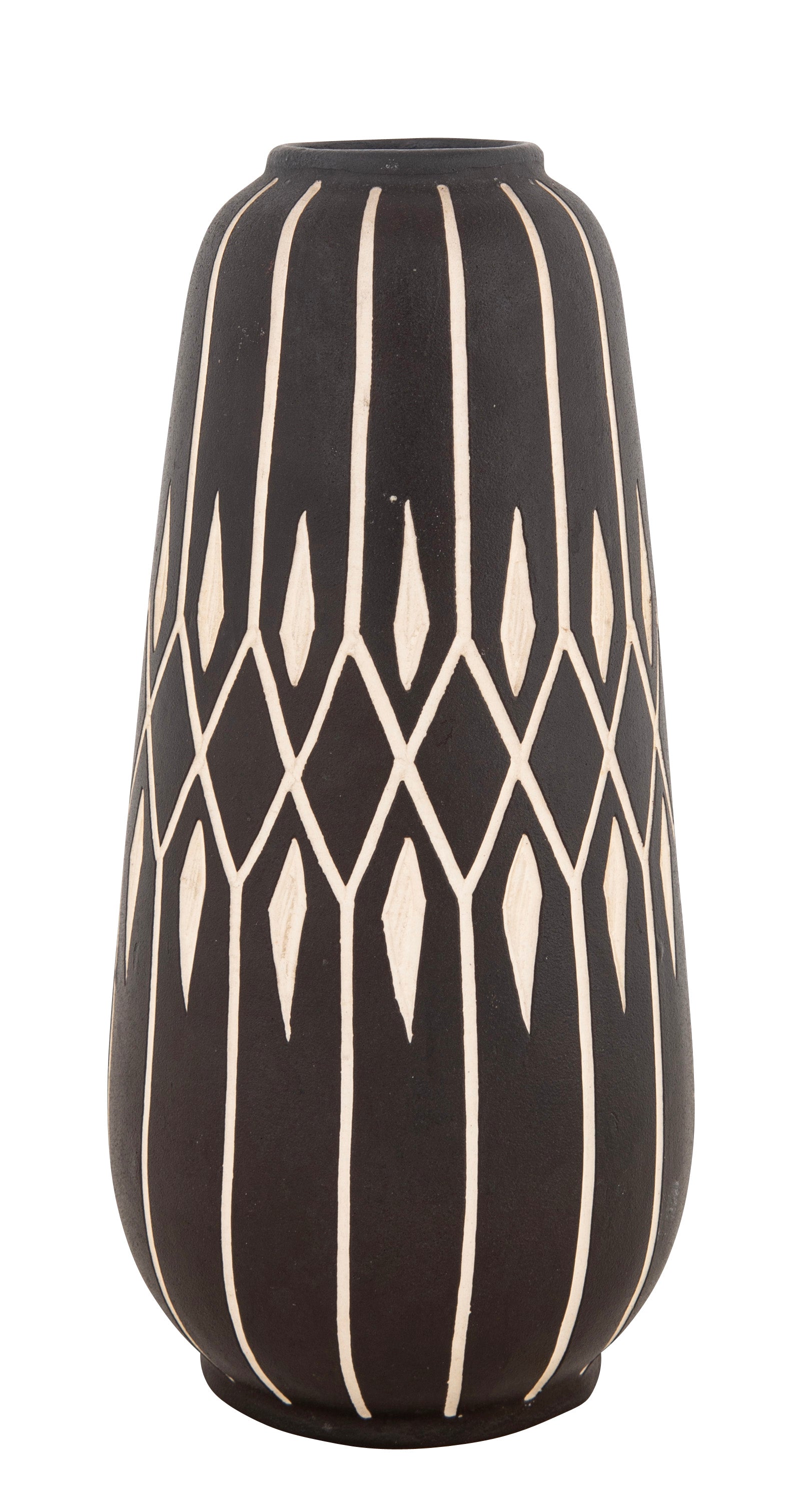 A Varied Collection of 14 Dutch Ceramic Vases with Geometric Designs