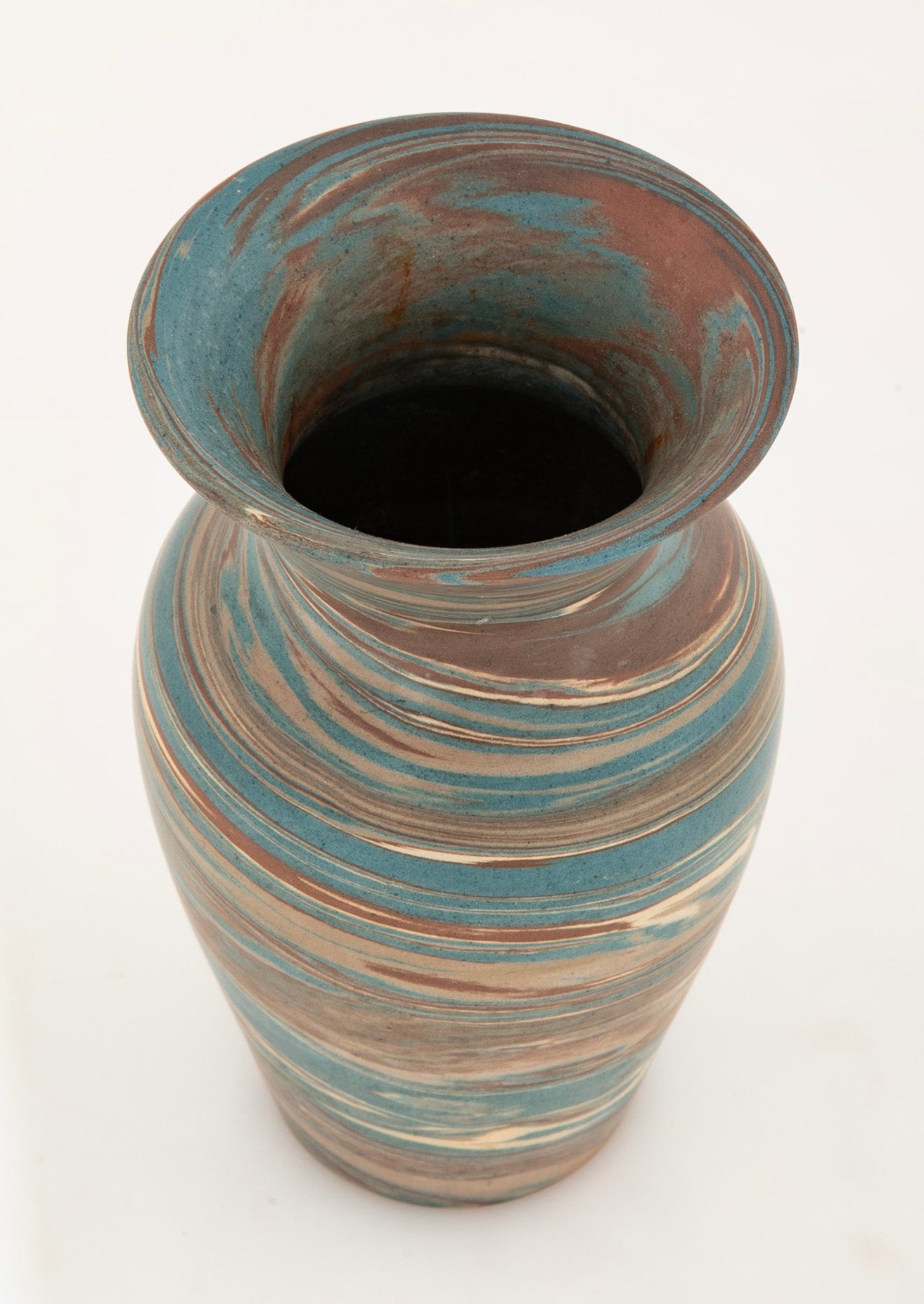 American Niloak Pottery "Mission Swirl" Vase