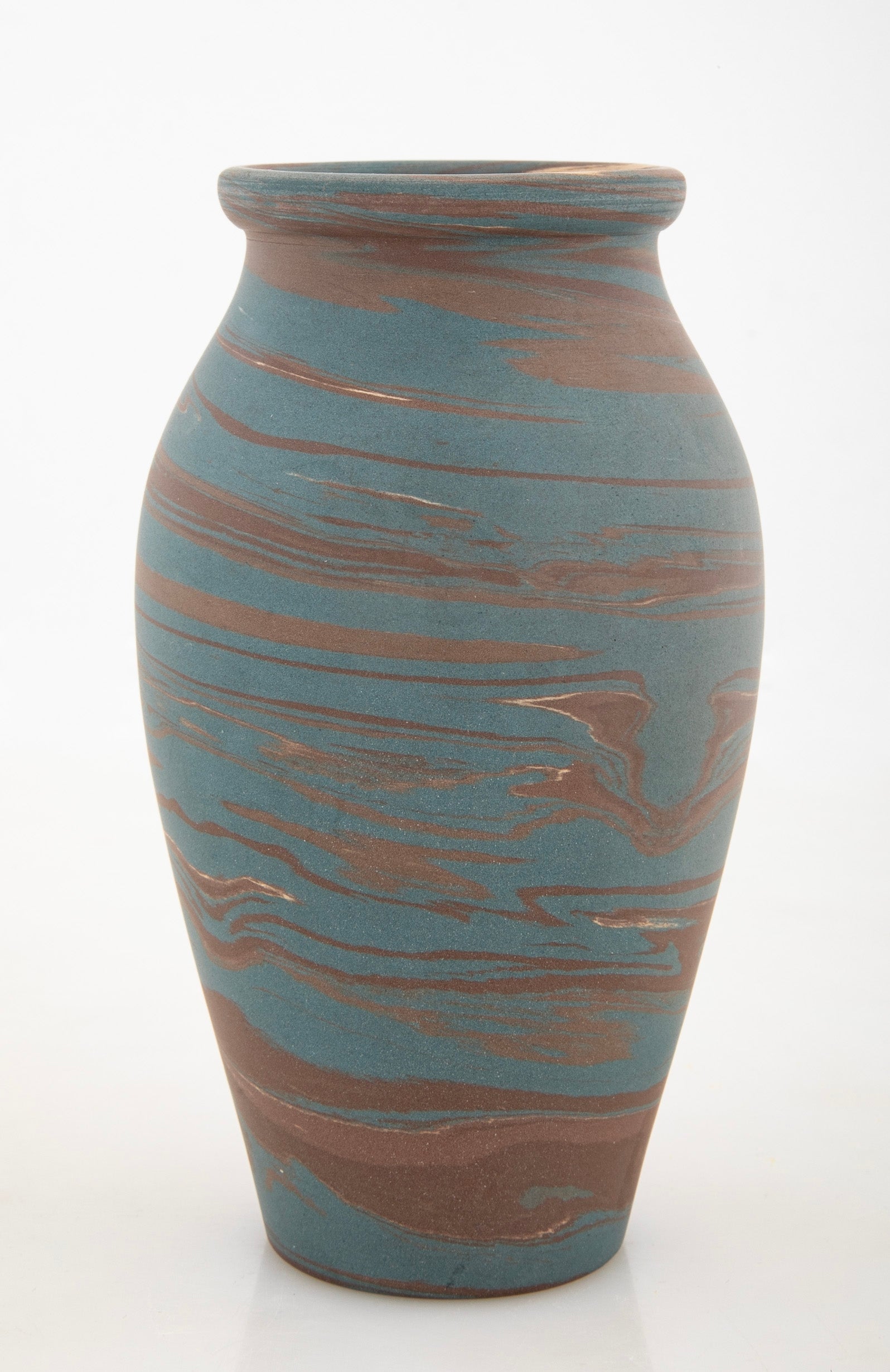 Niloak Pottery Baluster Form Swirl Vase