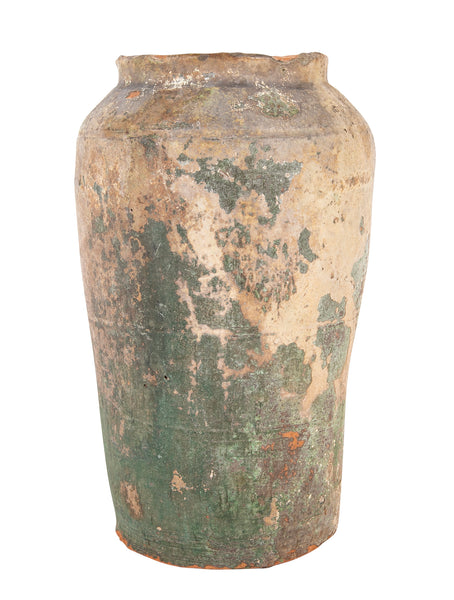 中国漢時代灰釉壺 A ceramic jar HAN dynasty