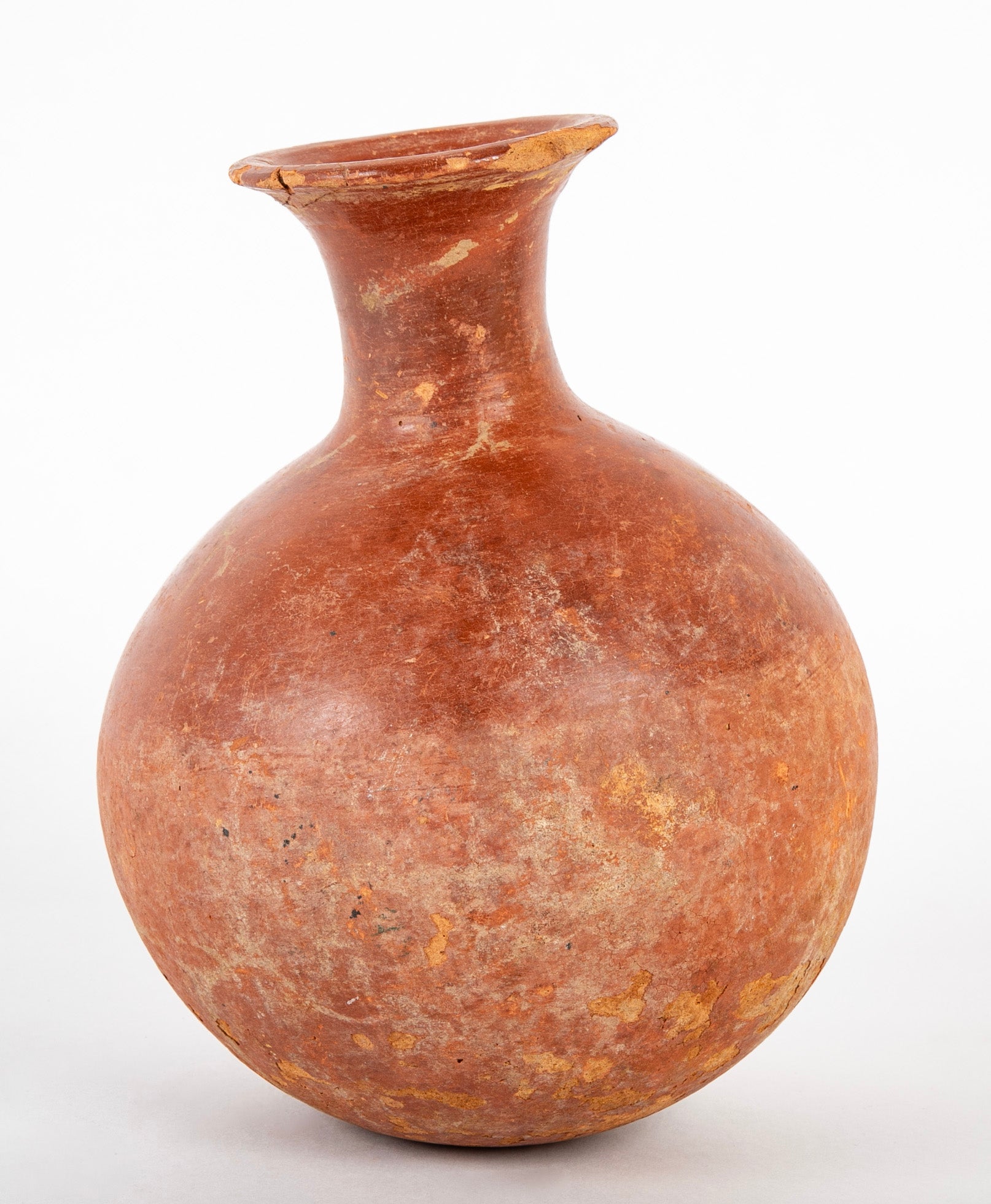 Dejenne, Mali Bulbous Terracotta Vessel with Flaring Neck