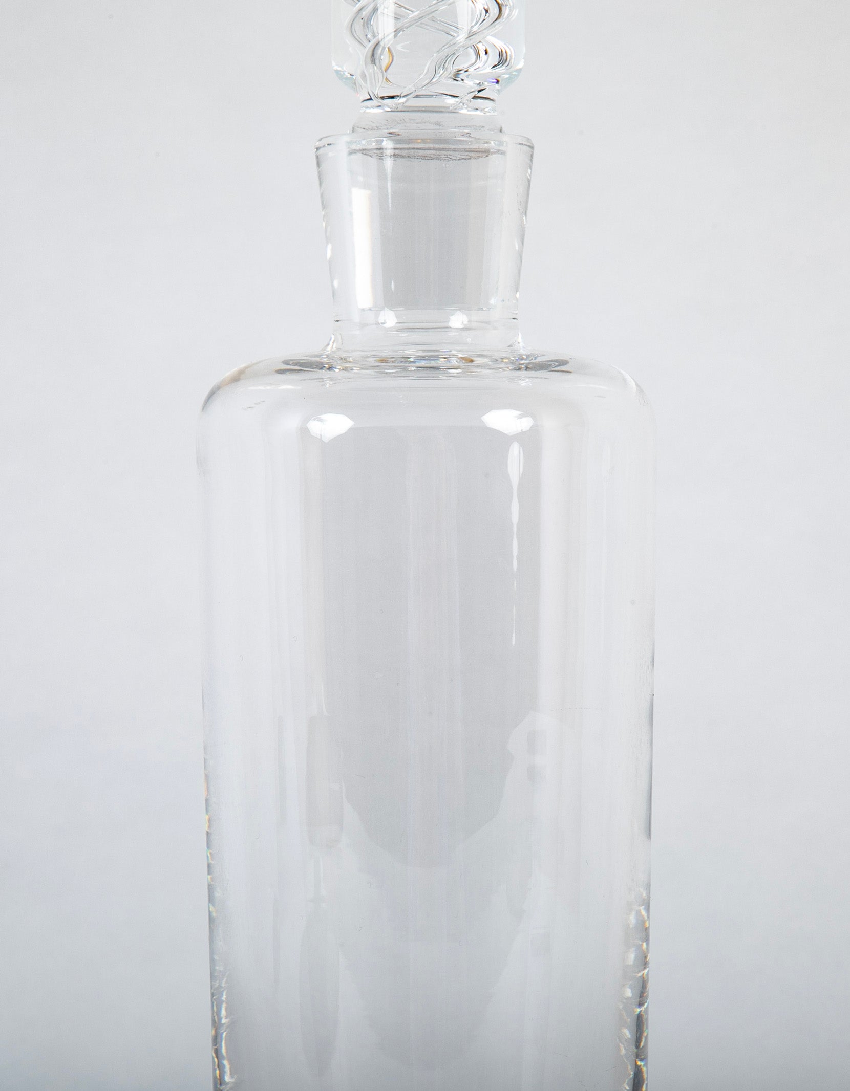 Steuben Crystal Decanter with "Air Twist" Stopper