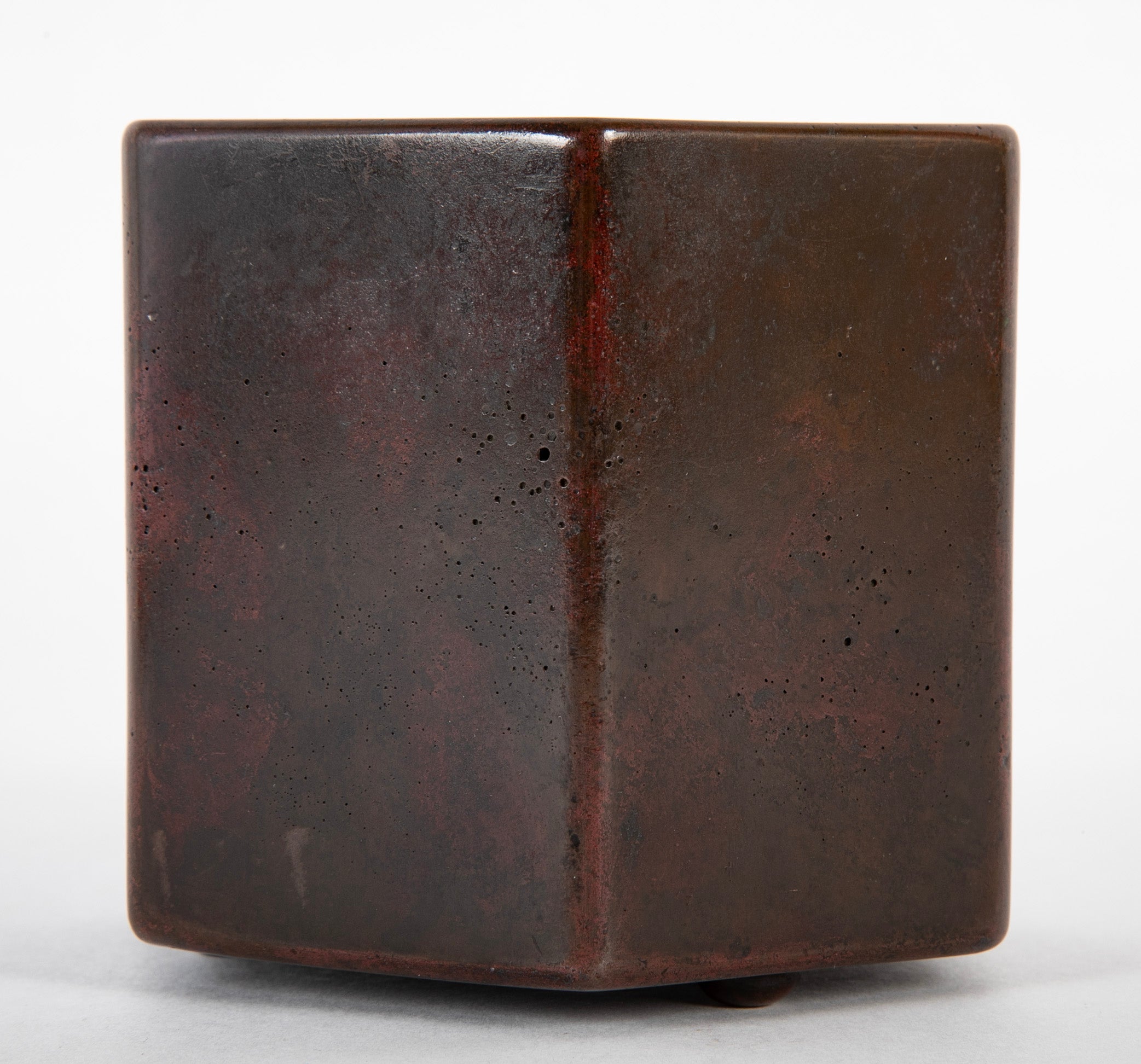 20th Century Japanese Hexagonal Bronze Censer
