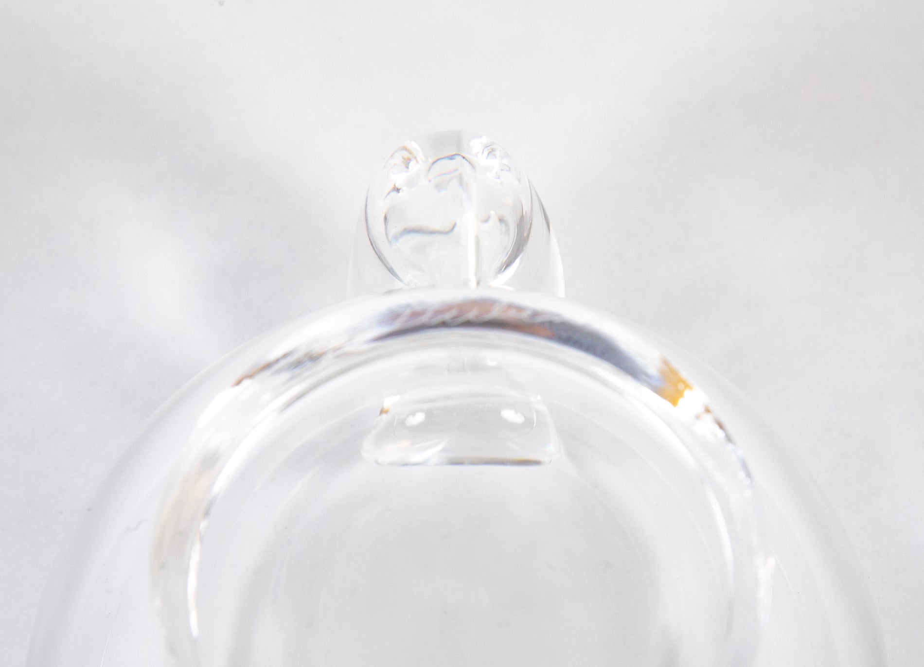 Steuben Glass "Snail Scroll" Creamer and Open Sugar Bowl by Irene Benton