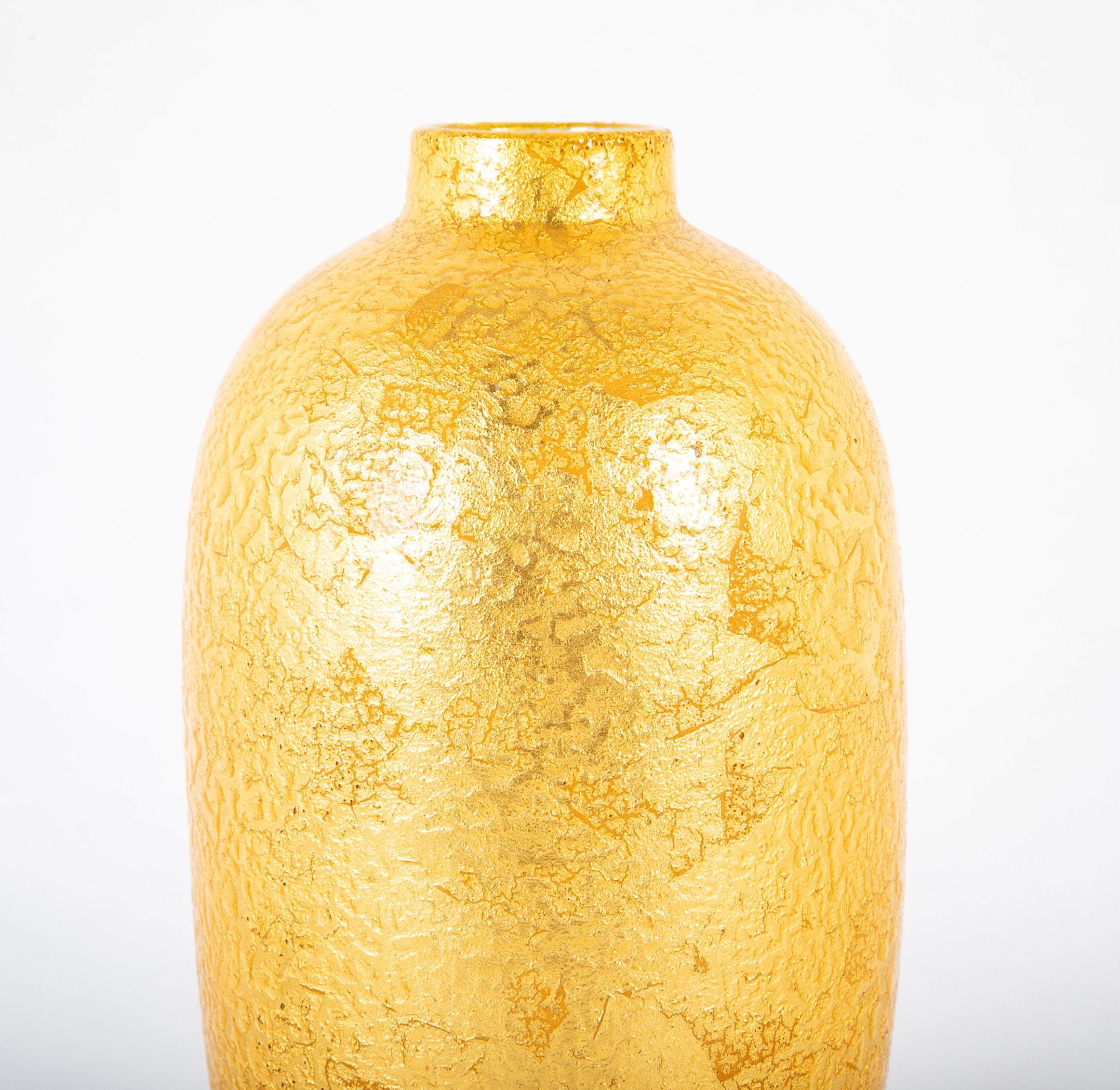Sevres for Delvaux Paris Textured and Gilded Porcelain Vase