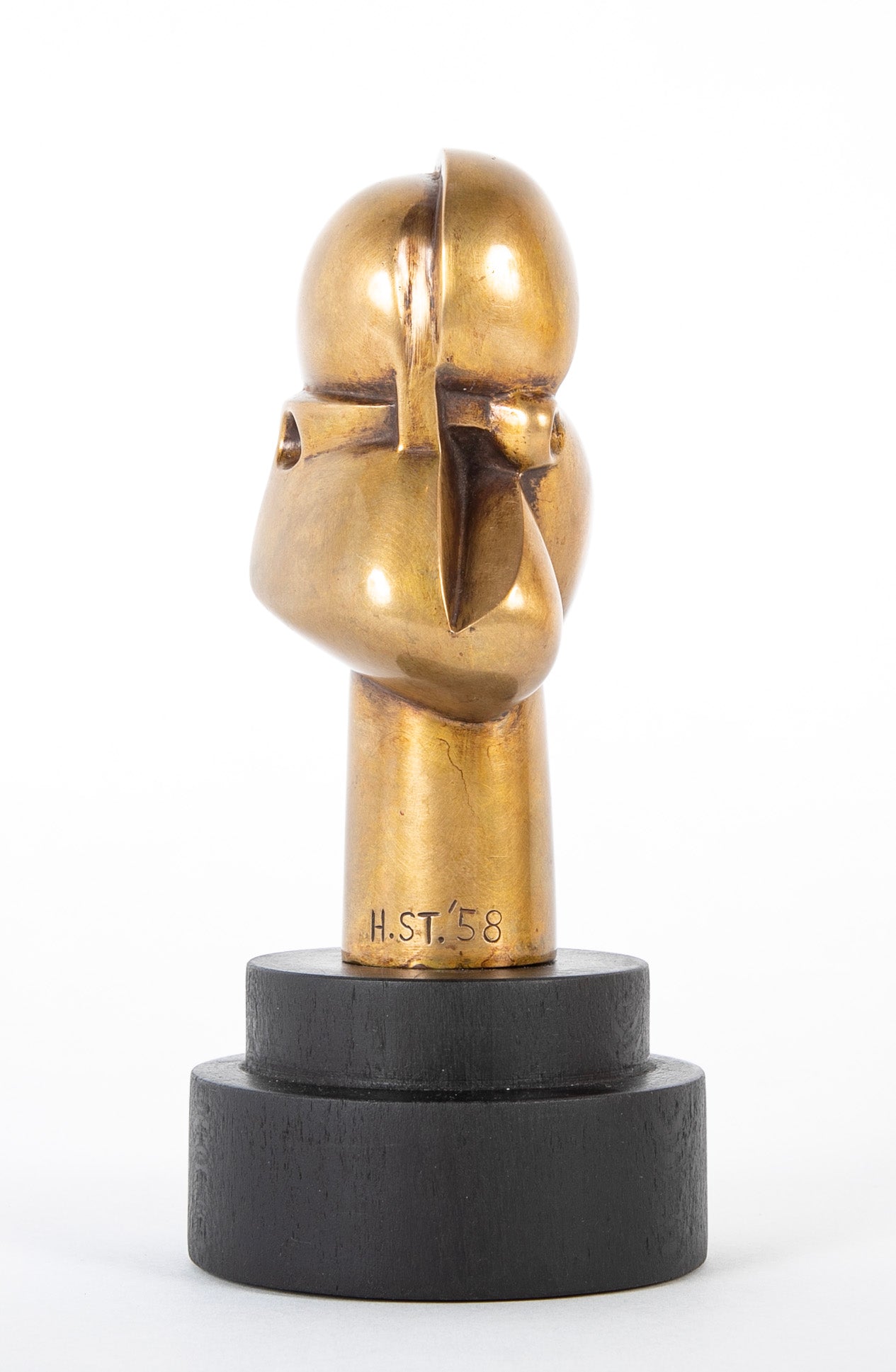 "Homage a Picasso" Bronze Sculpture by German Artist Herbert Strasser