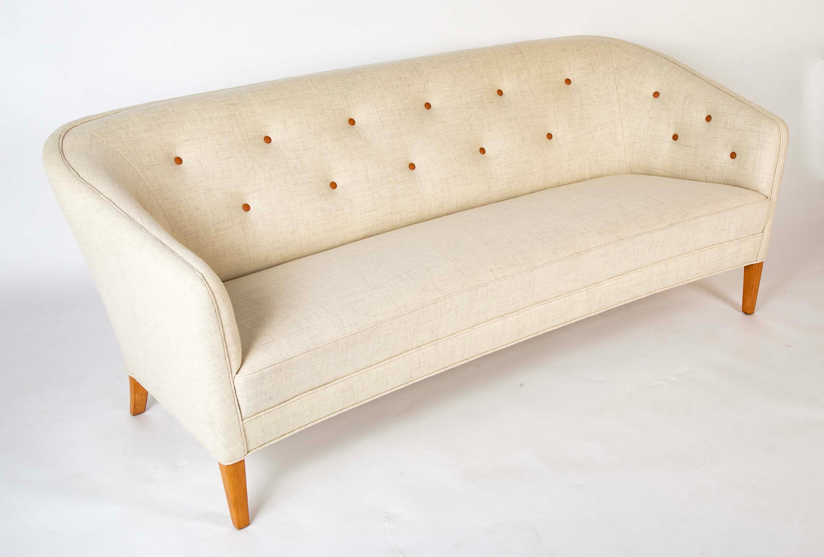 Mid-Century Danish Sofa Designed by Ludvig Pontoppidan