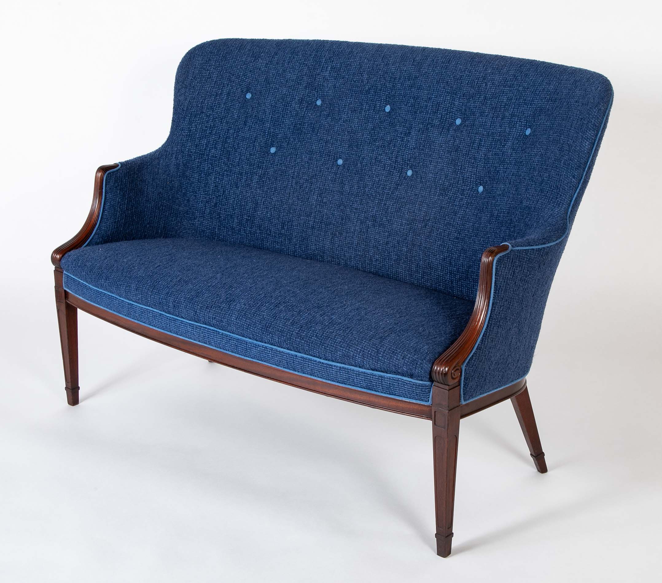 A Mahogany Settee by Frits Henningsen