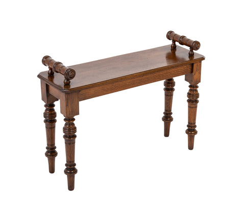 Oak Hall Bench In The Style of George Bullock