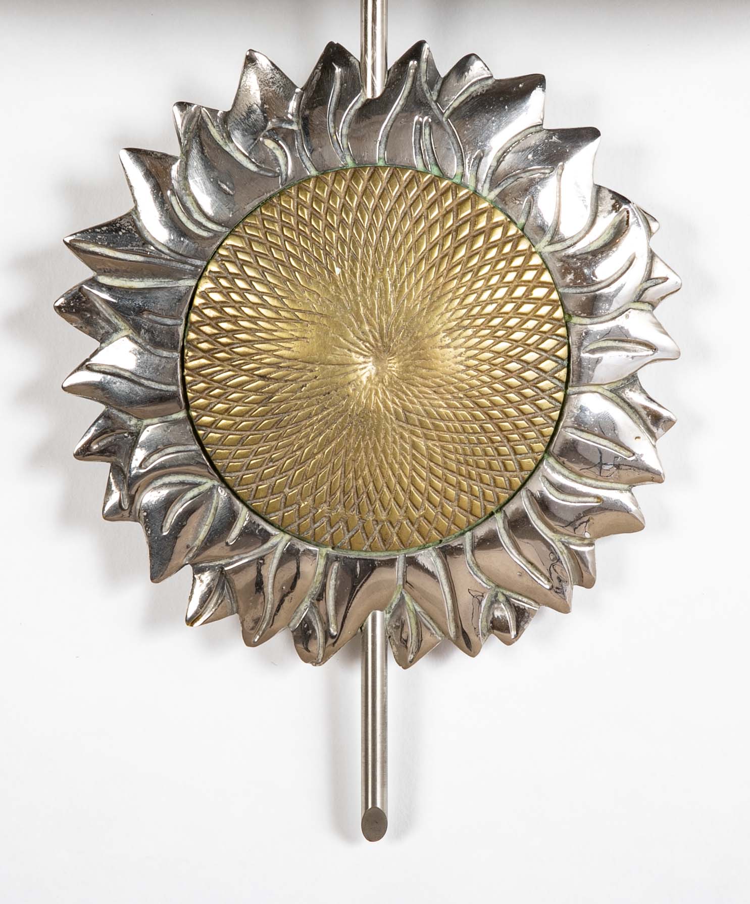 Pair of Mid-Century Maison Charles Sunflower Sconces