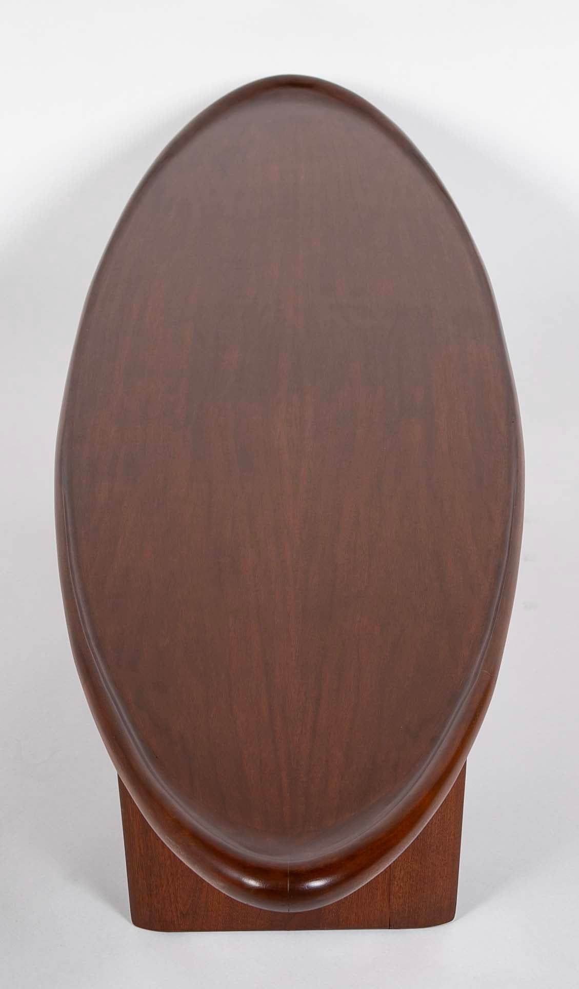 T.H. Robsjohn-Gibbings for Widdicomb Model 3304 "Surfboard" Coffee Table in Mahogany