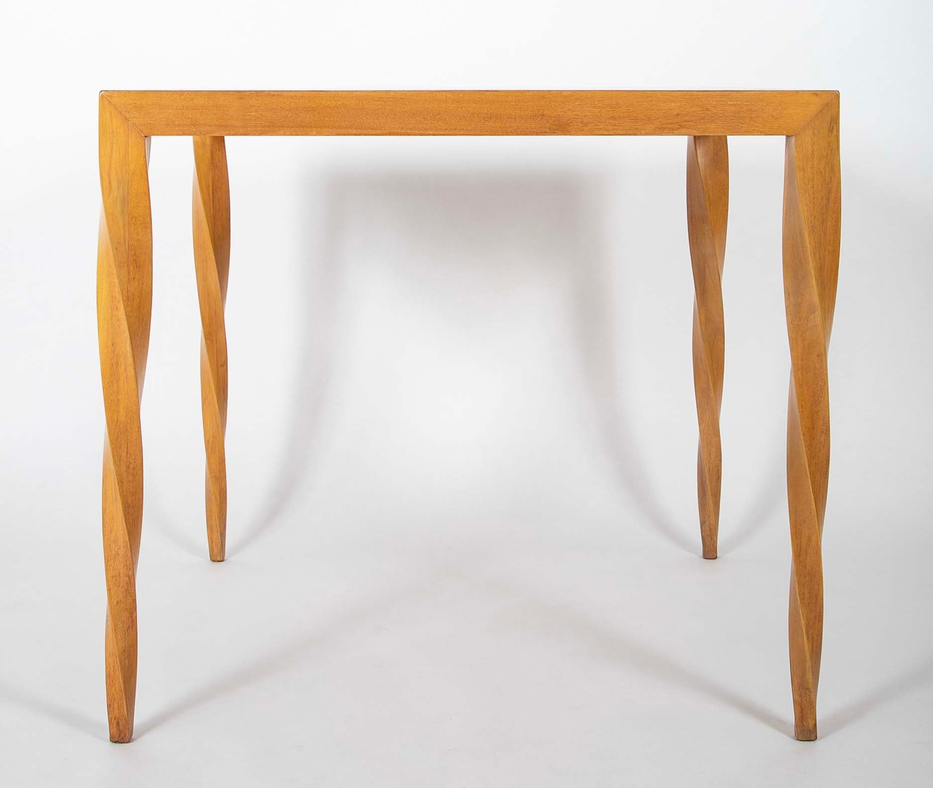 Johan Tapp Leather Top Games Table