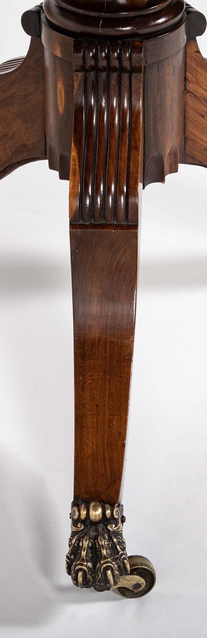 English George IV Cocus Wood Octagonal Vitrine Table