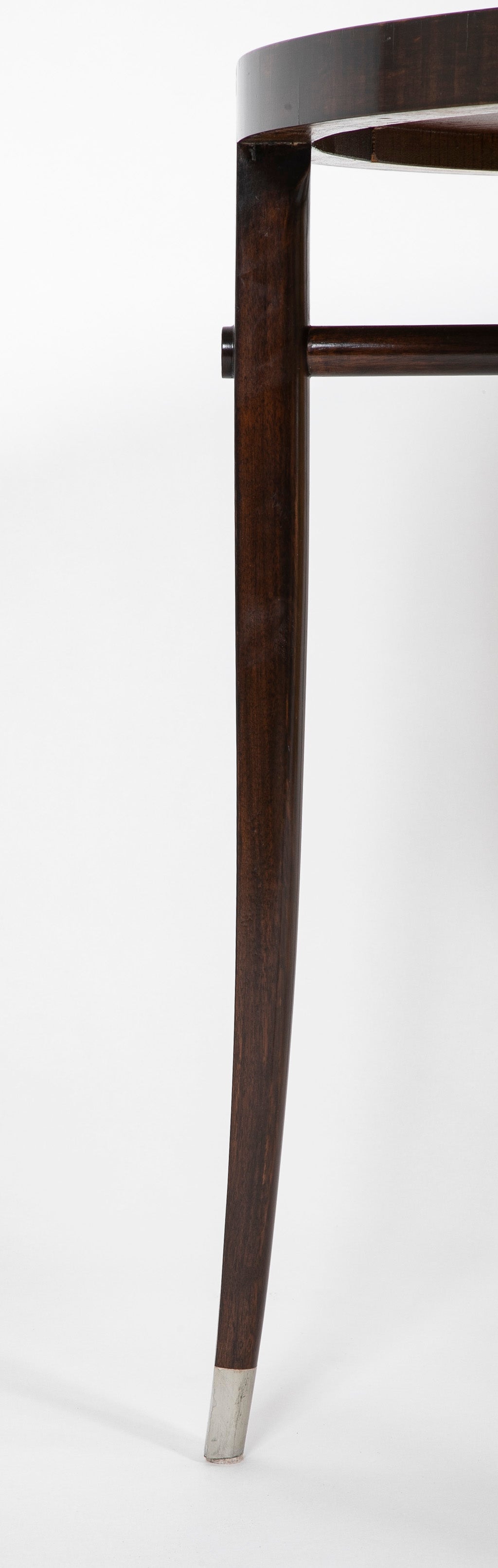 Tommi Parzinger Center Table with Saber Legs and Inlaid Top