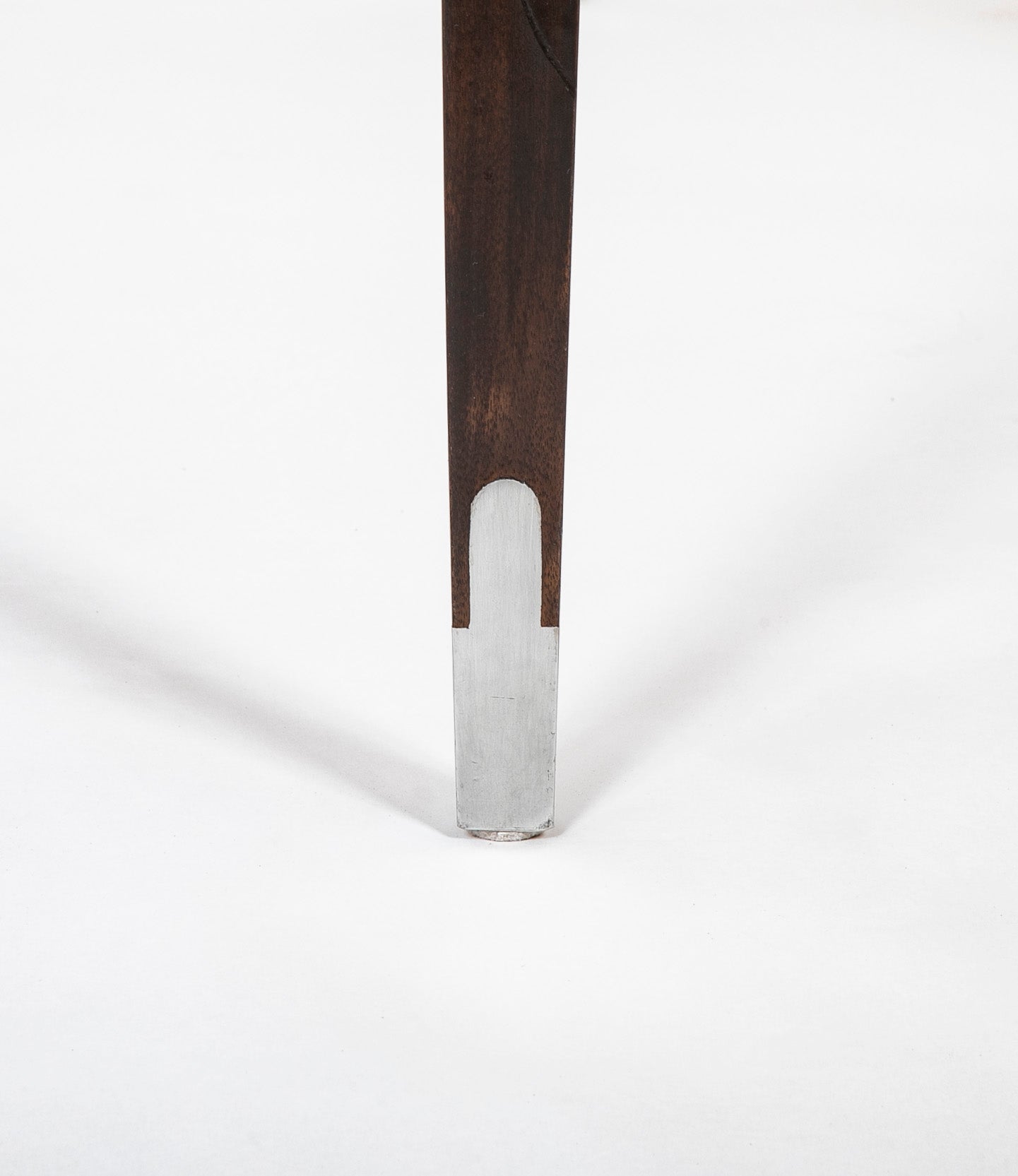 Tommi Parzinger Center Table with Saber Legs and Inlaid Top