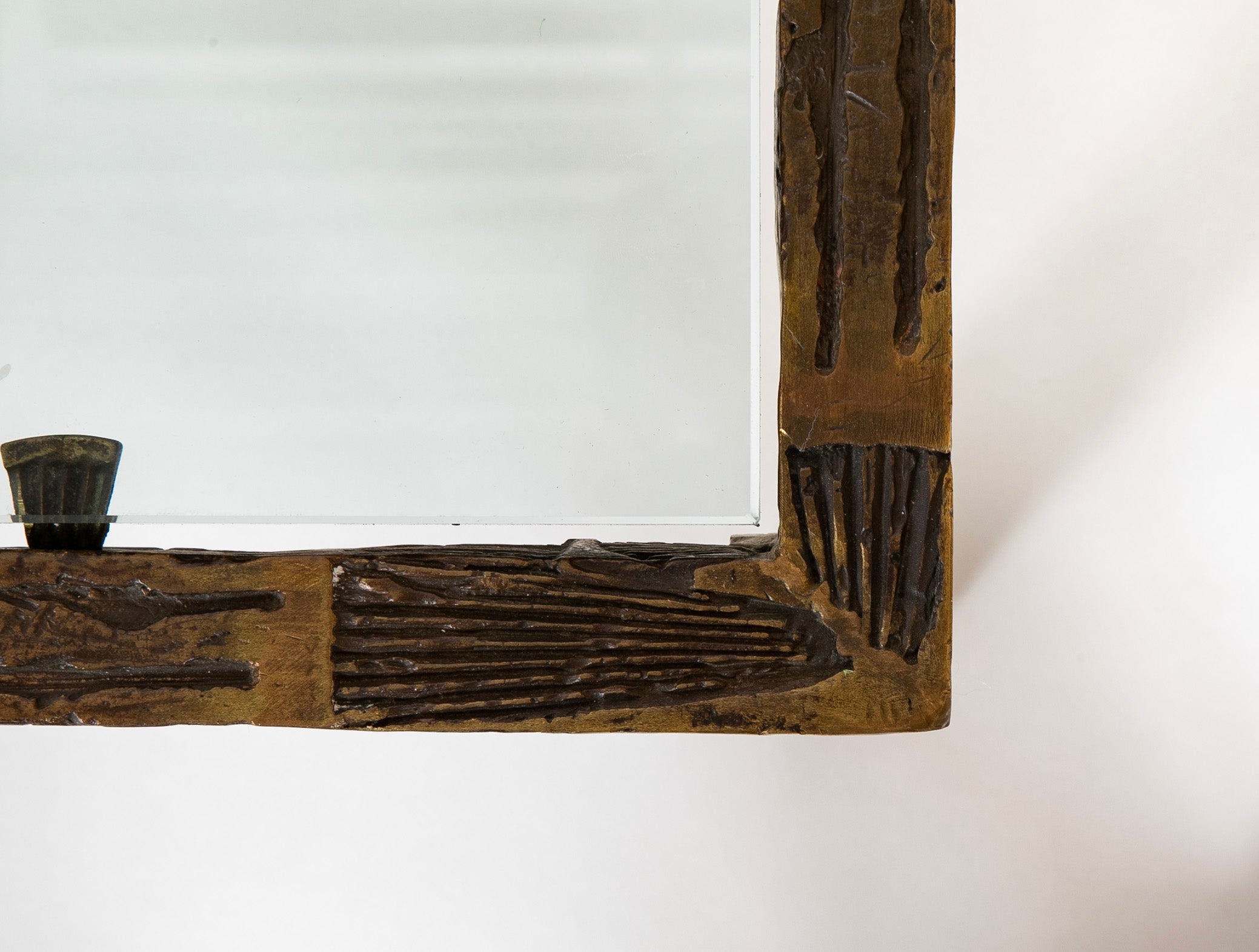 "Single Example" Louis Cane (b.1943) Bronze Low Table