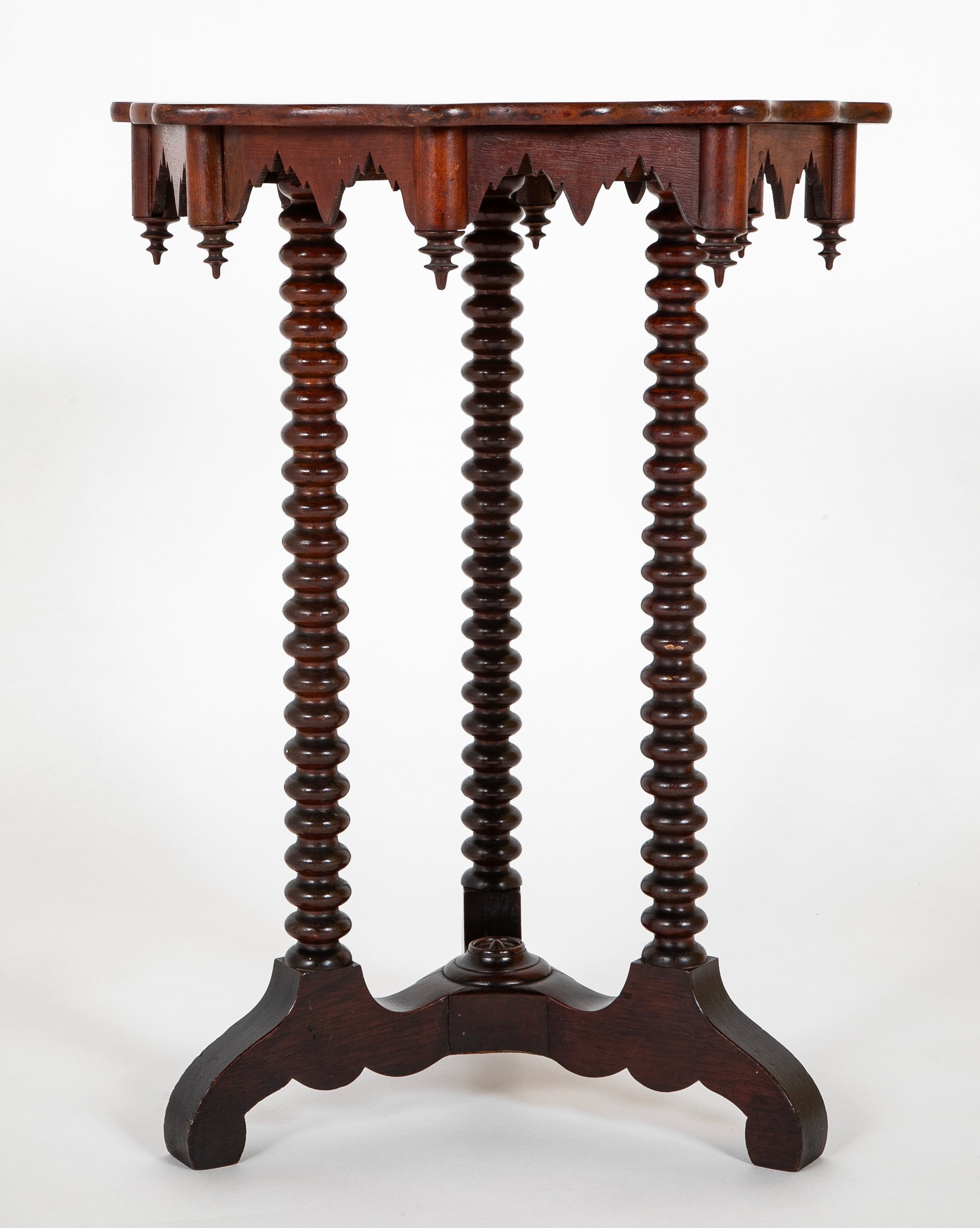 Early 20th Century Gothic Revival Style Side Table