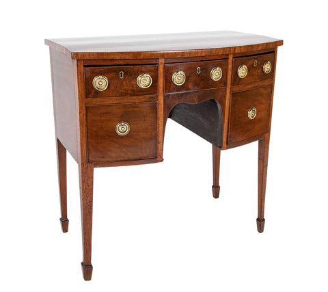 English George III Bow Front Sideboard