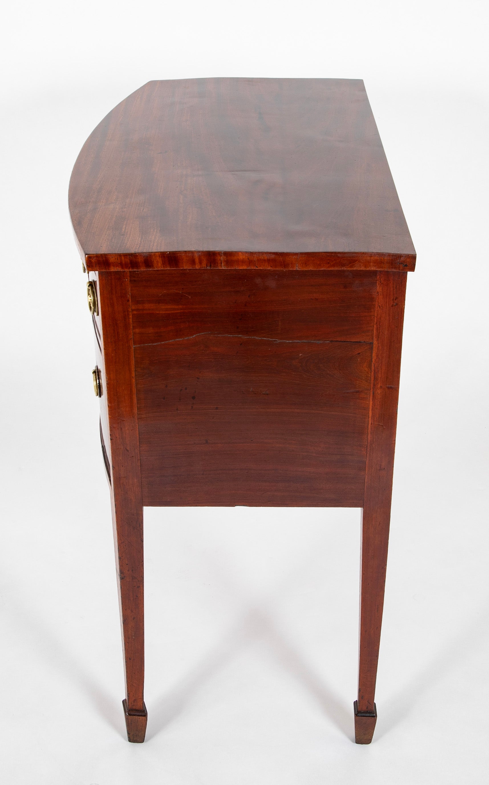 English George III Bow Front Sideboard