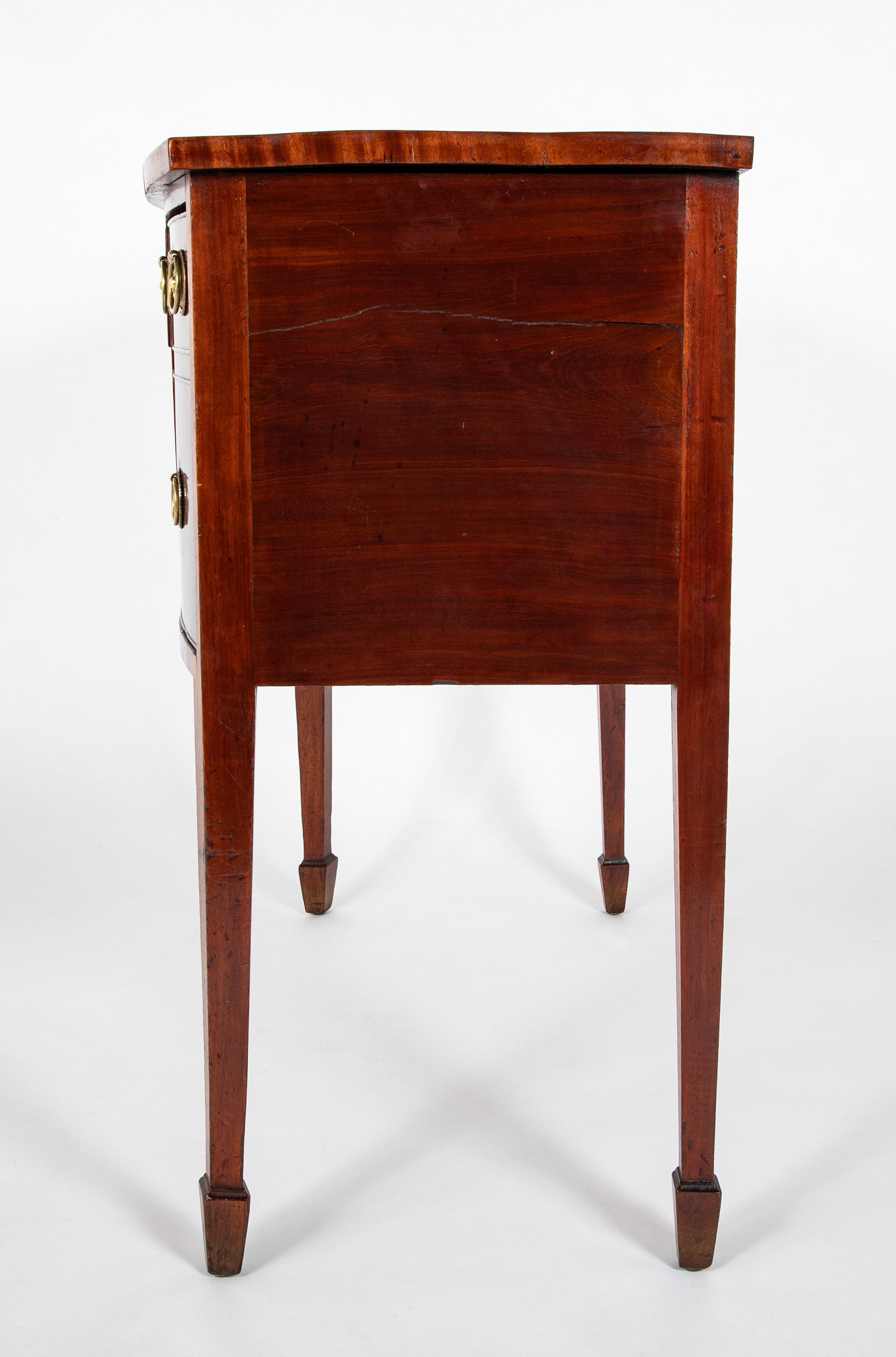 English George III Bow Front Sideboard