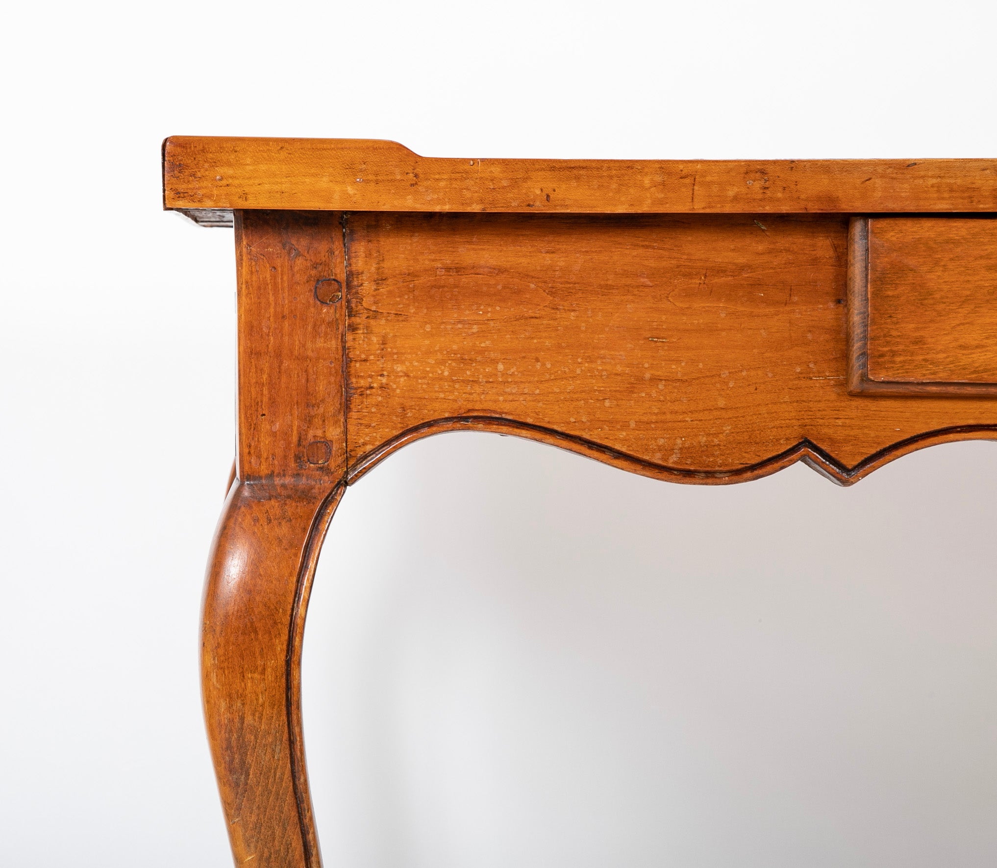 19th Century French Provincial Fruitwood Bureau Plat