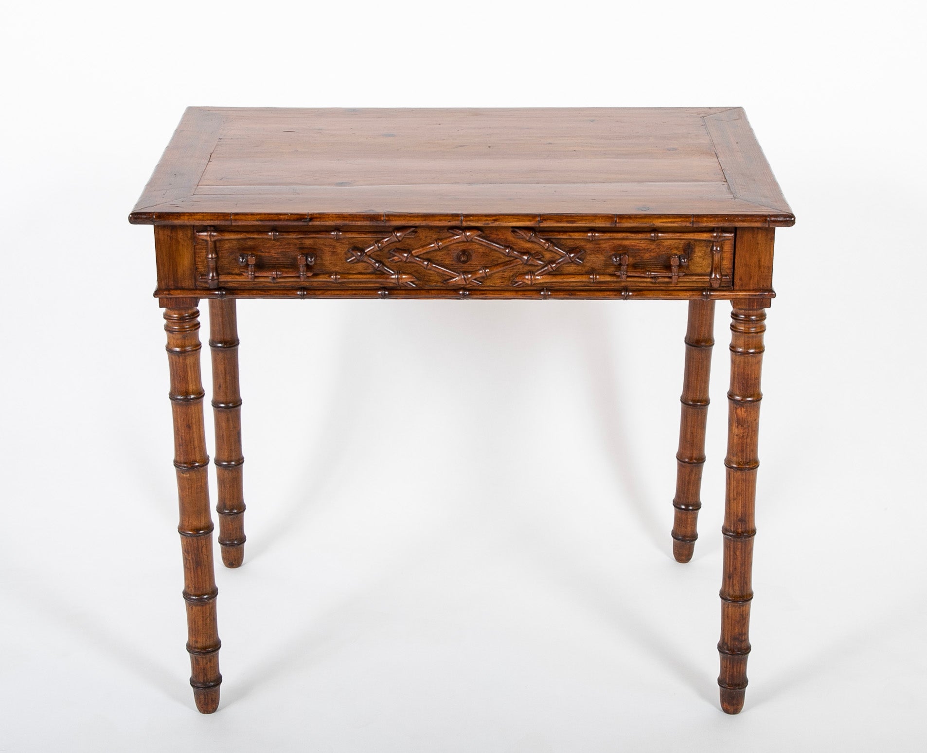 Aesthetic Style Pine Side Table