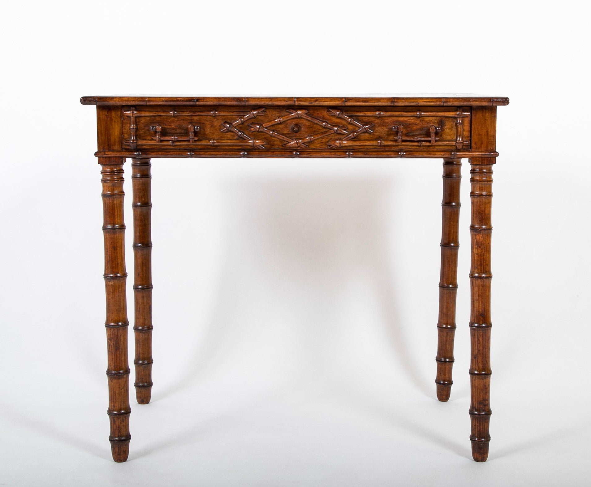 Aesthetic Style Pine Side Table