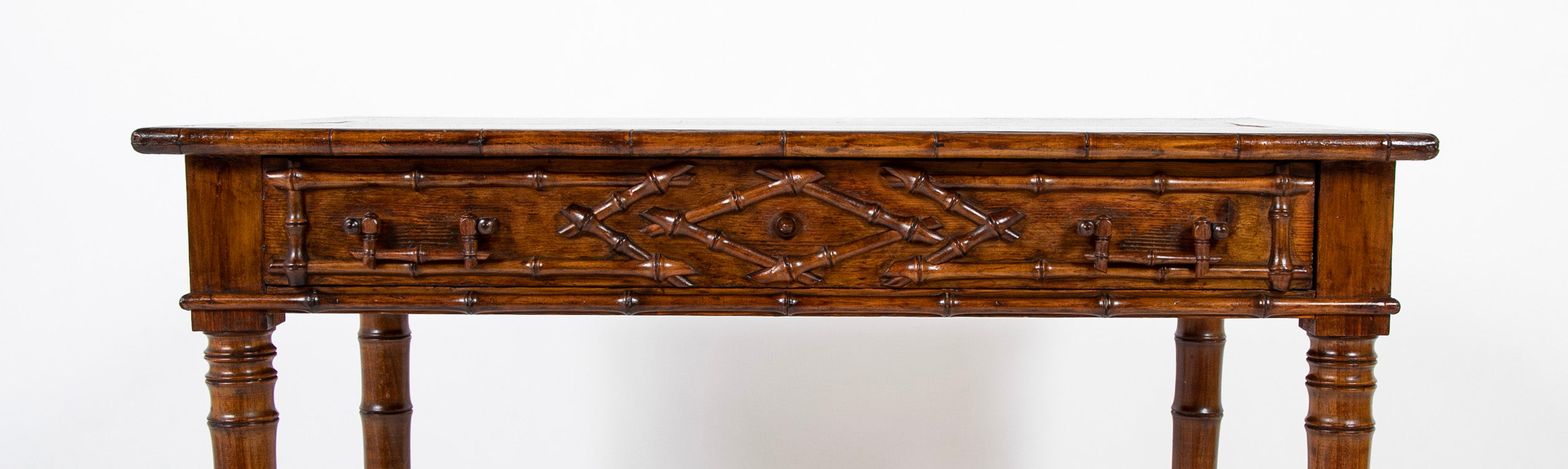 Aesthetic Style Pine Side Table