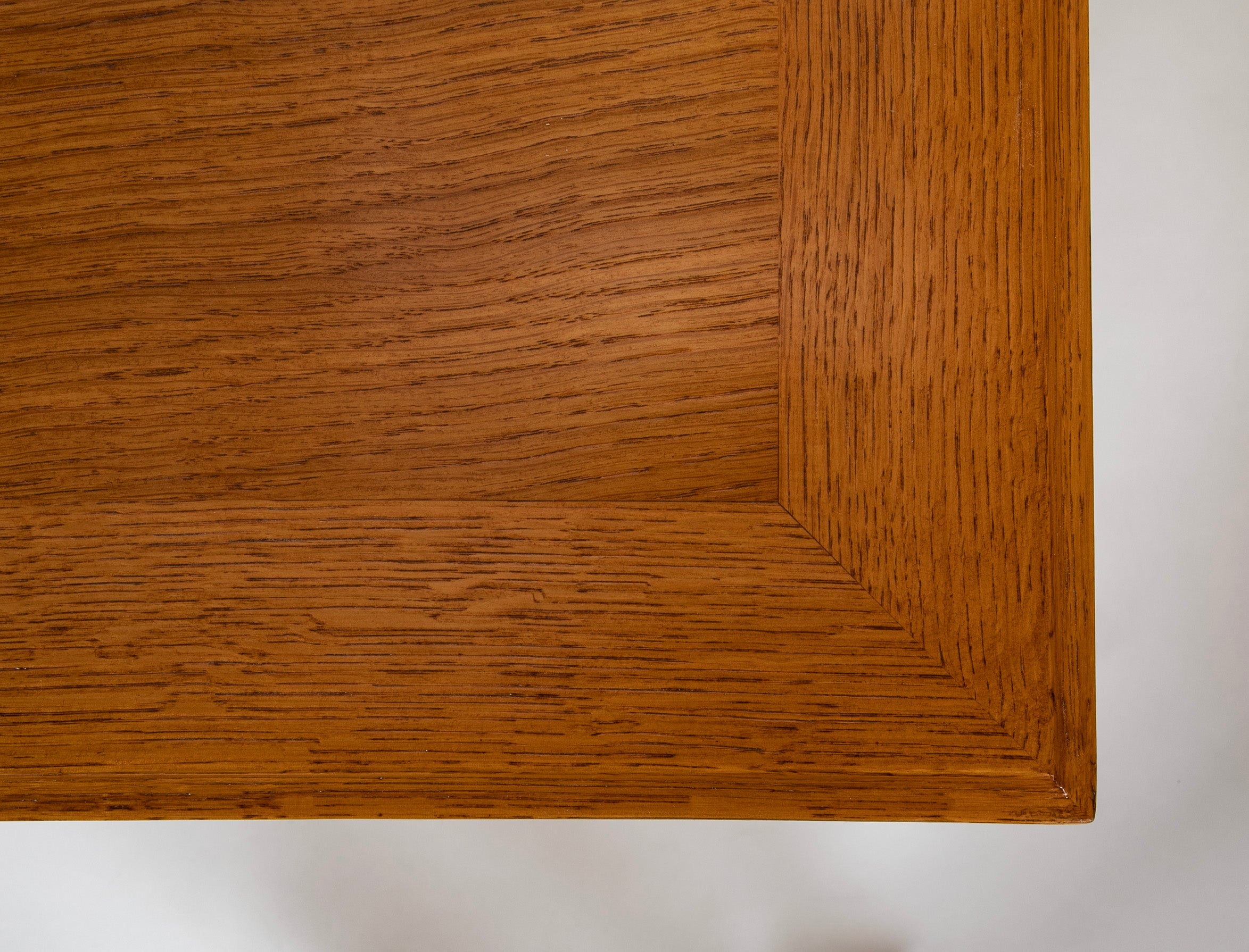 A Pair of Oak Library Tables in the Manner of Jacques Adnet