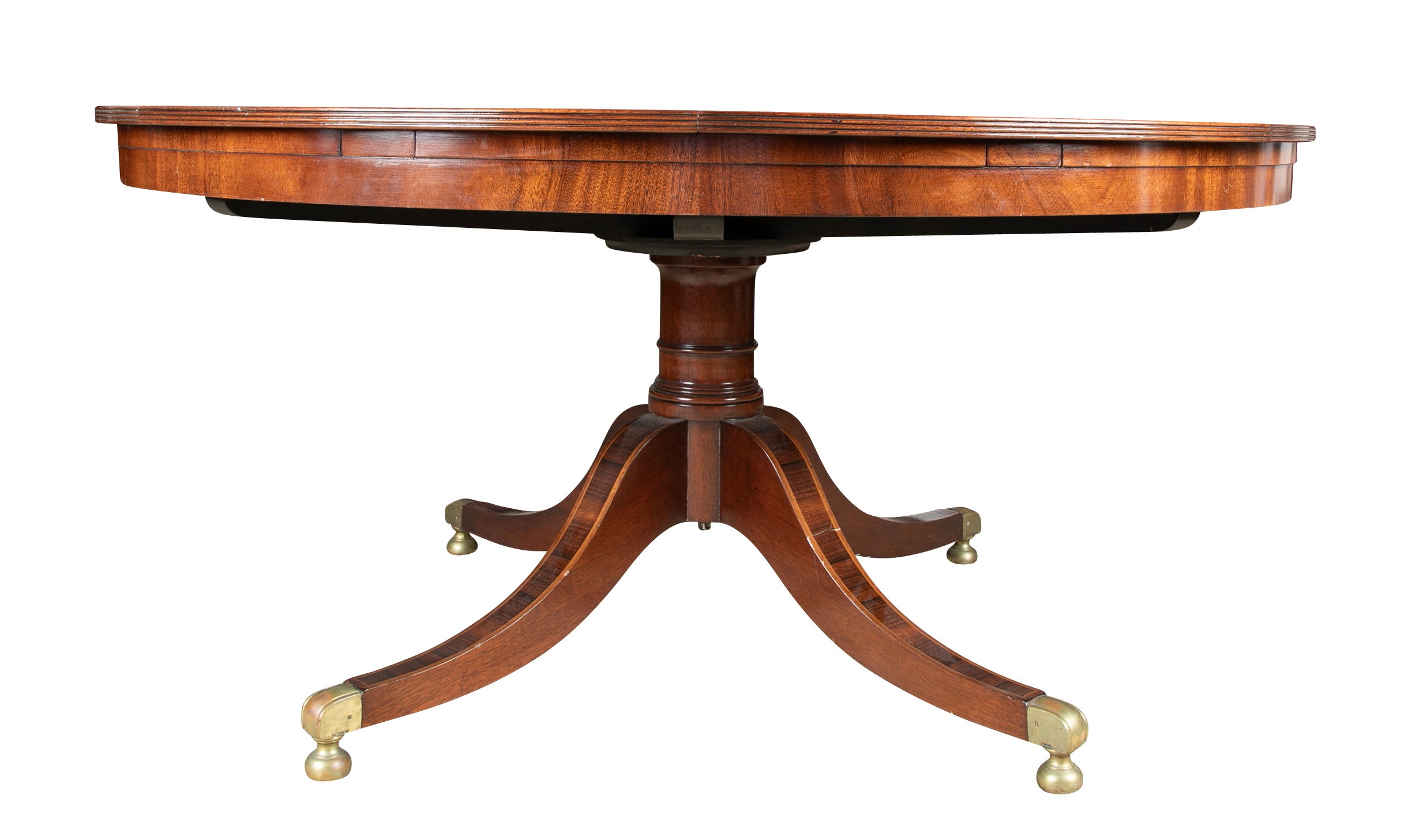 A Regency Style Jupe Dining Table in Mahogany